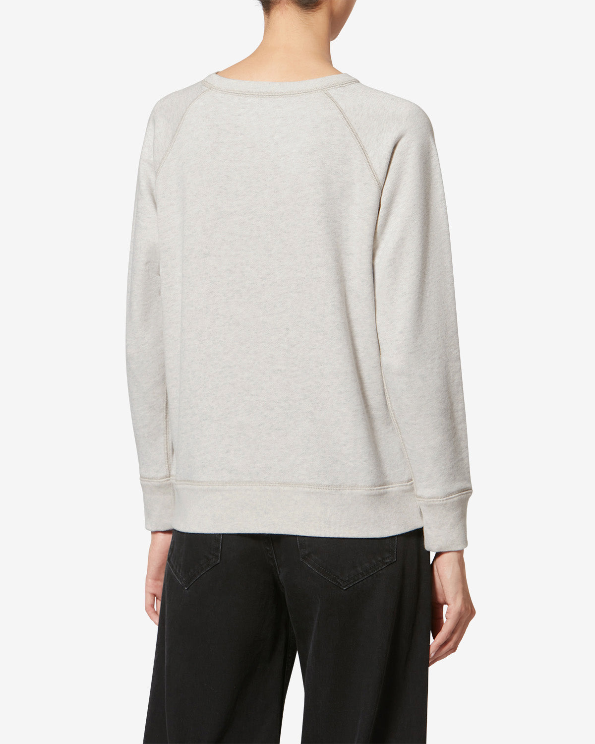 Isabel Marant Millyny sweatshirt écru coton logo