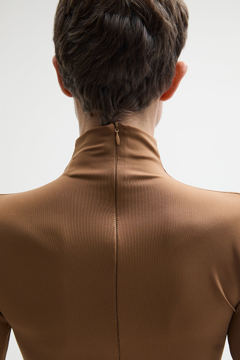ATU Body Couture Starling body camel manches longues S