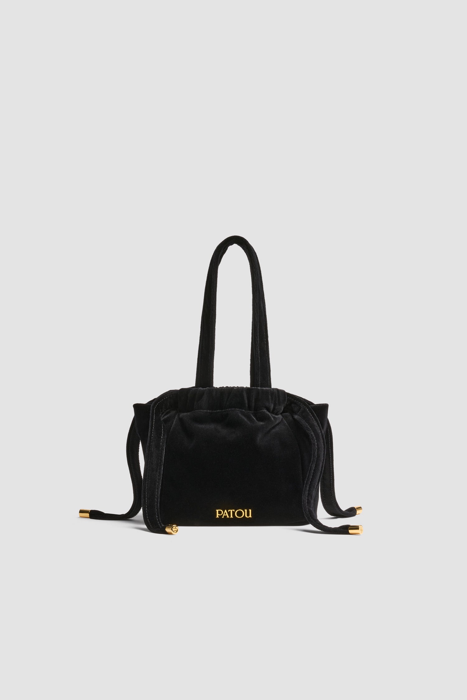 Patou H25AC0740170999B pochette velours coton noir TU