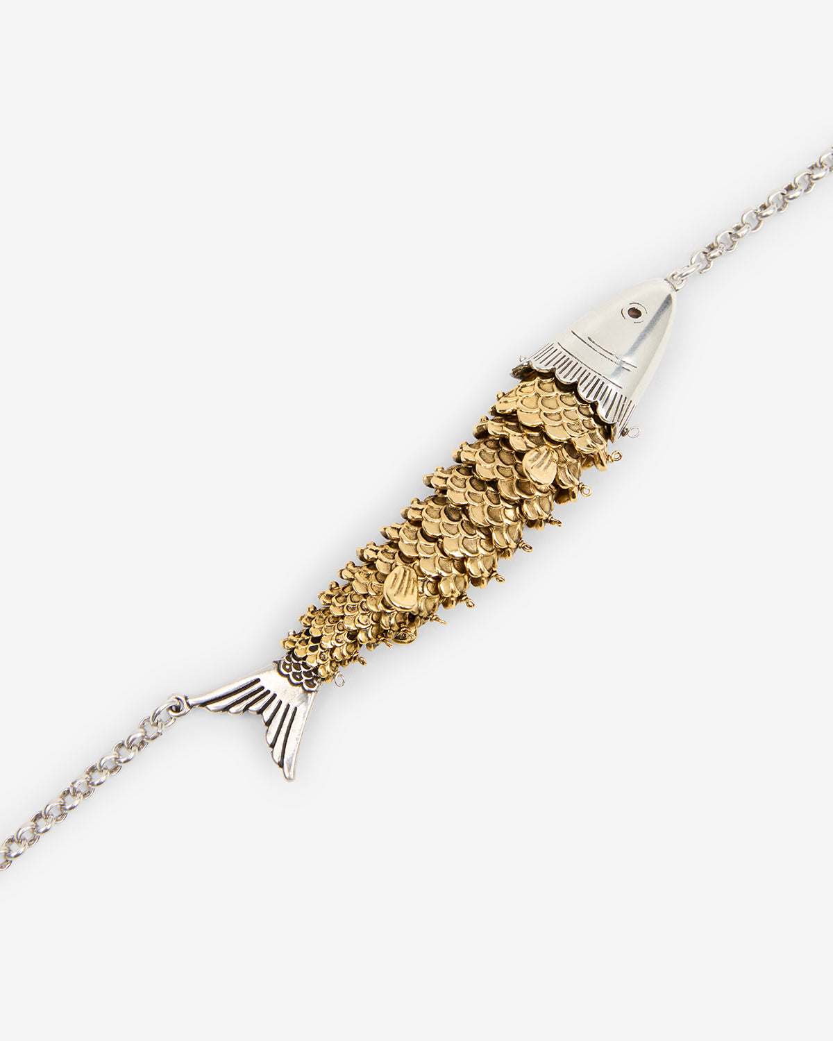 Isabel Marant River RC0051FA-B4B09B collier argenté-doré