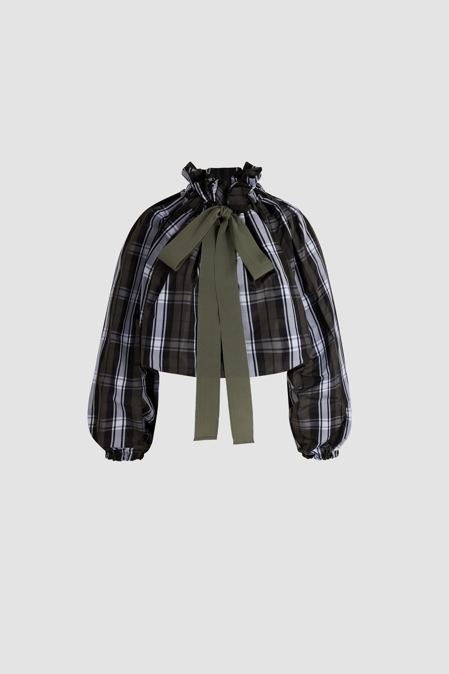 Patou TO017 haut polyester tartan vert Mist Green Tartan