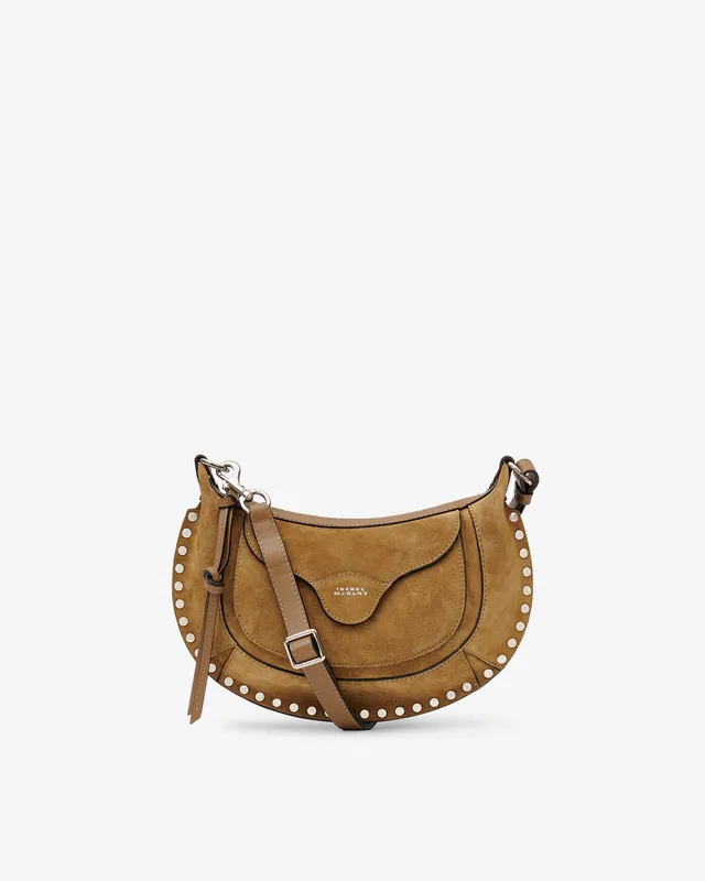 Isabel Marant Moon Pocket PP0511FA sac velours taupe