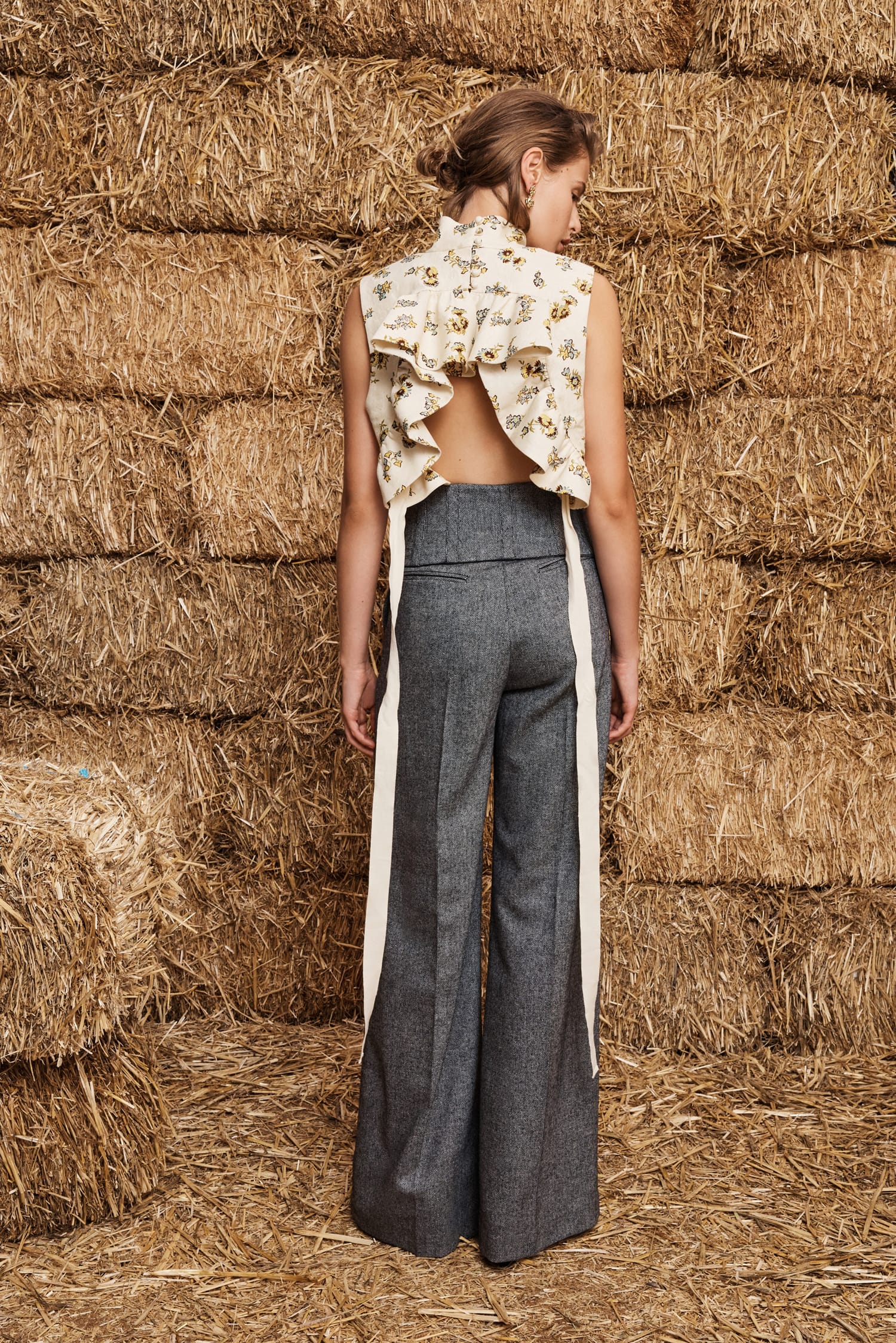 Alemäis Henri Corset pantalon tailleur laine corset