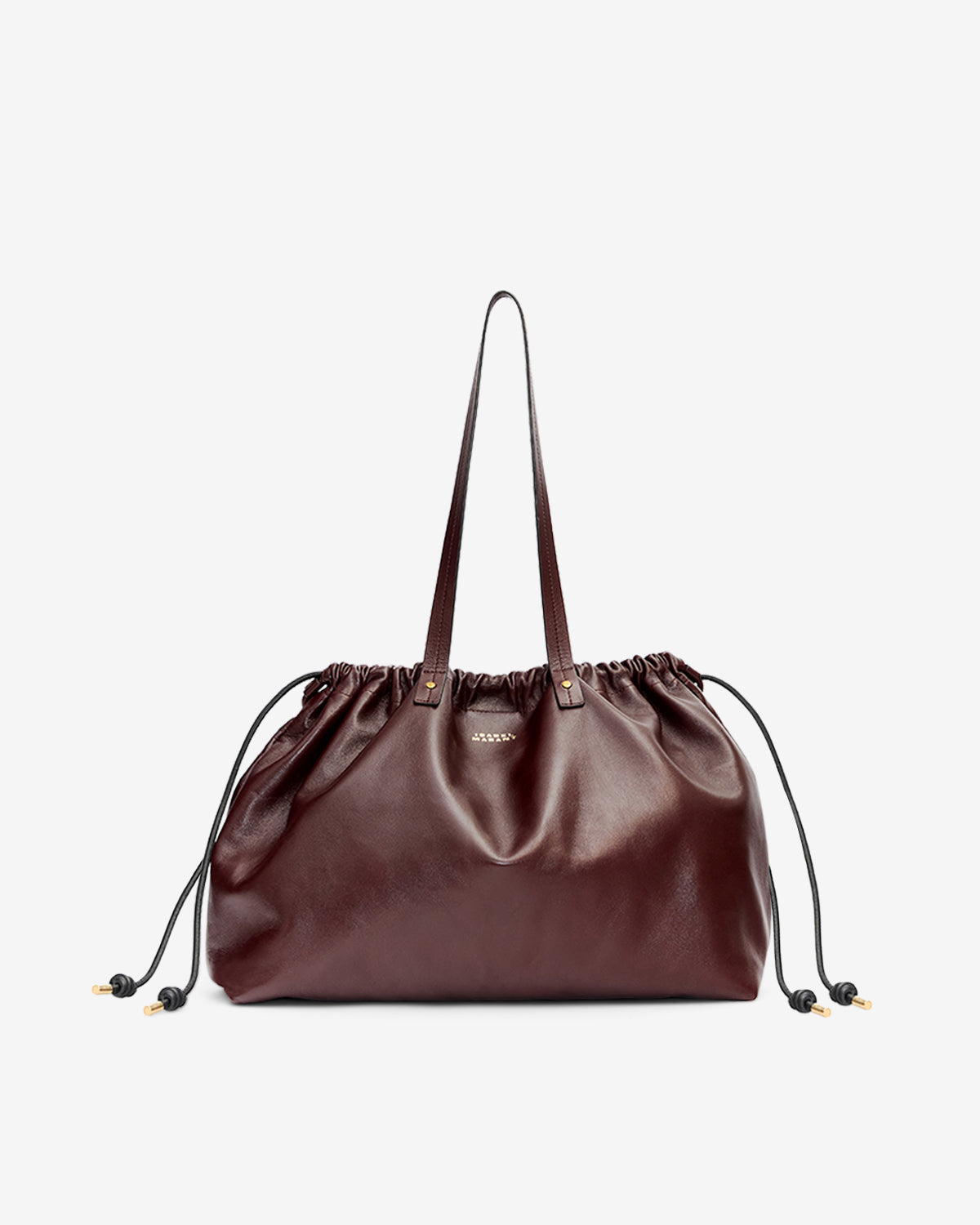 Isabel Marant Silven cabas cuir bordeaux 40x30 cm