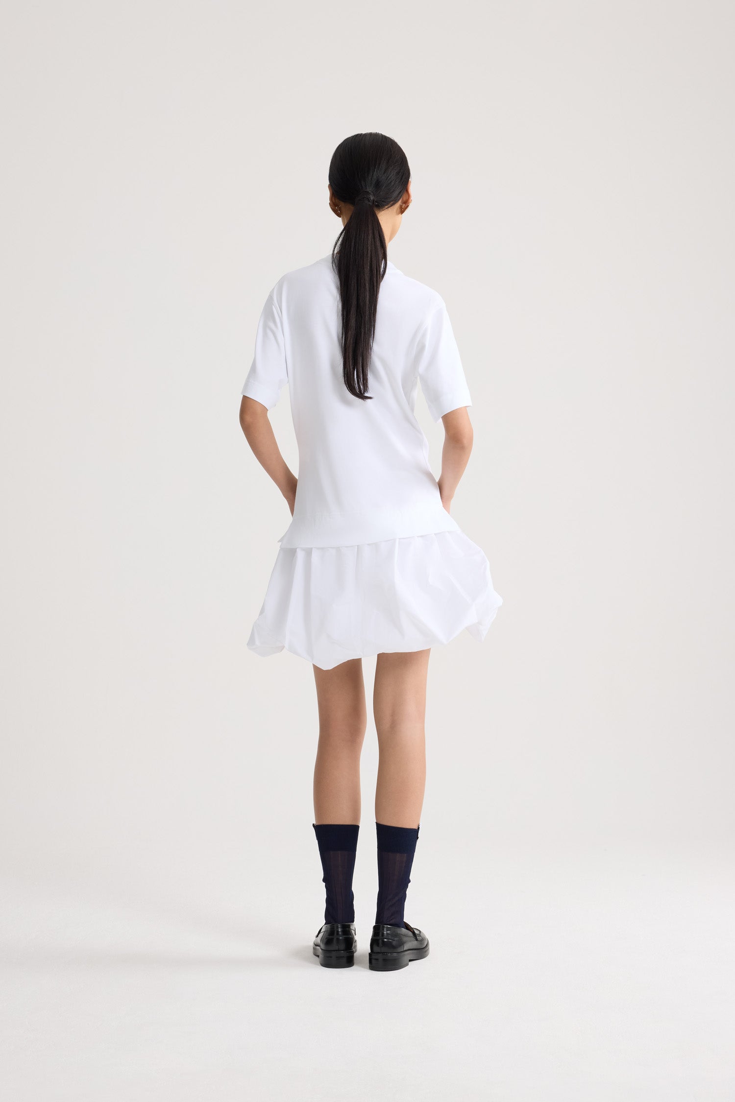 Patou JE226 robe coton bio faille blanche XS-XL