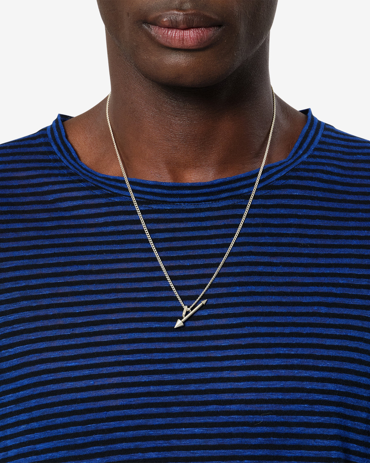 Isabel Marant Arrow CO0211HA collier argent laiton flèche