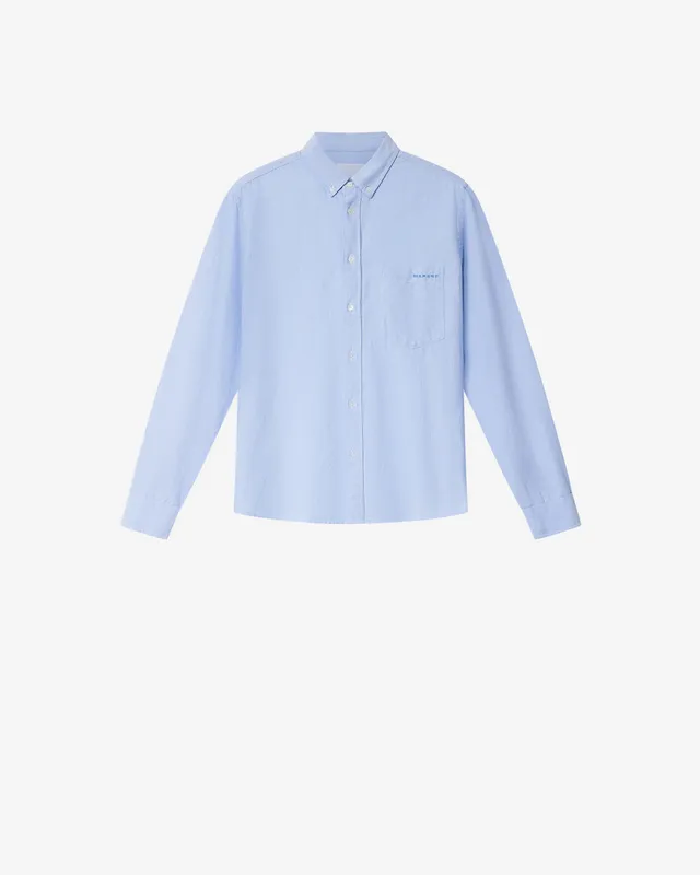 Isabel Marant Jasolo CH0041HA chemise oxford bleu