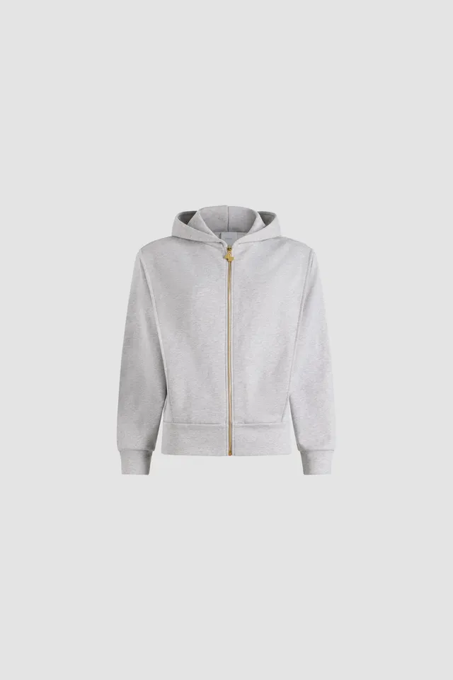 Patou P25JE1569985913P hoodie zippé gris coton taille M