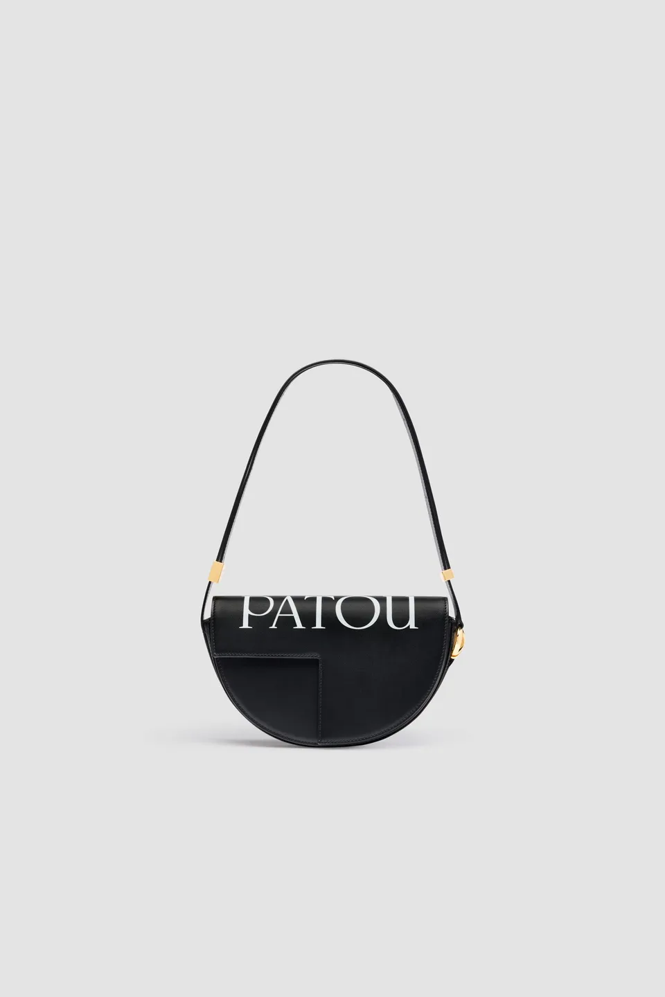 Patou Bags sac Le Patou BA0015000900B cuir noir blanc