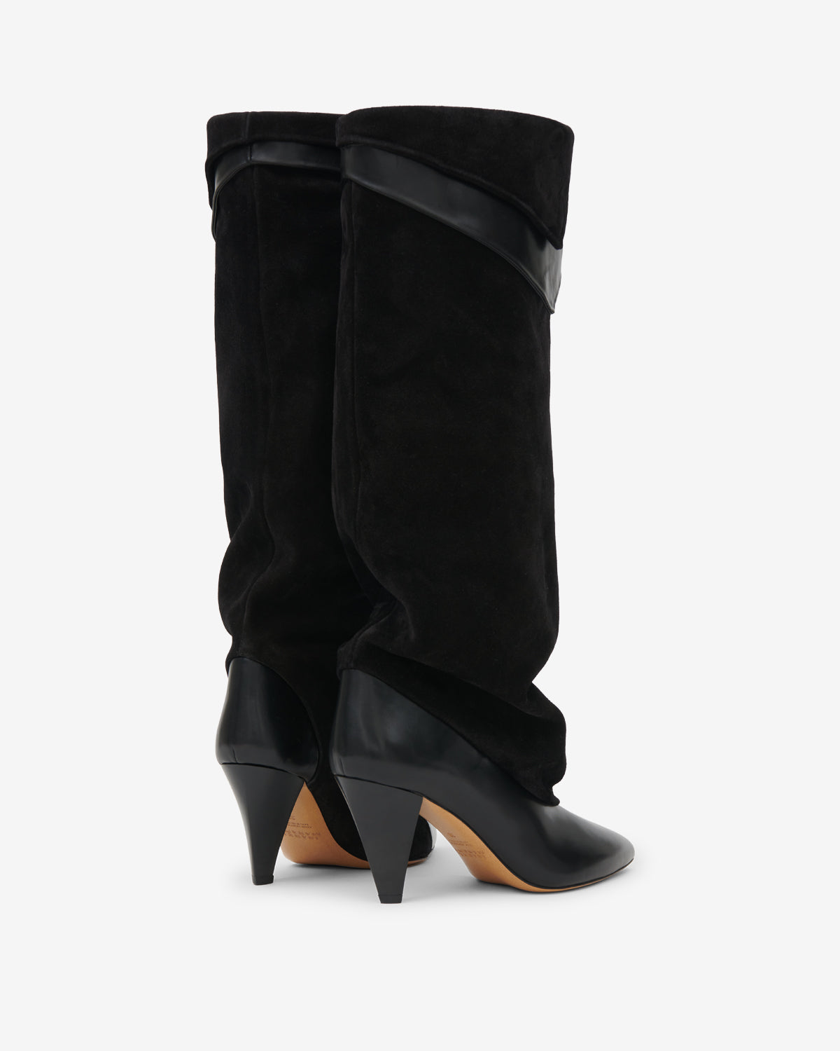 Isabel Marant Lezra BT0054FA-D3A01S bottes cuir noir talon 7,5cm