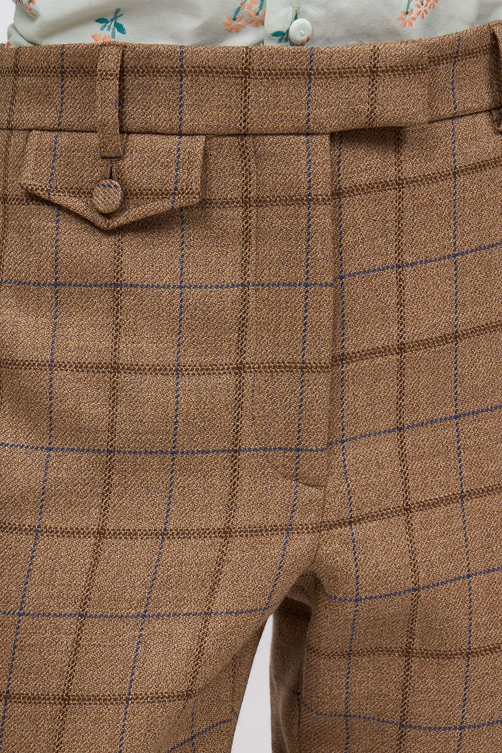 Paul & Joe Bogart Pantalon tweed carreaux 100% laine