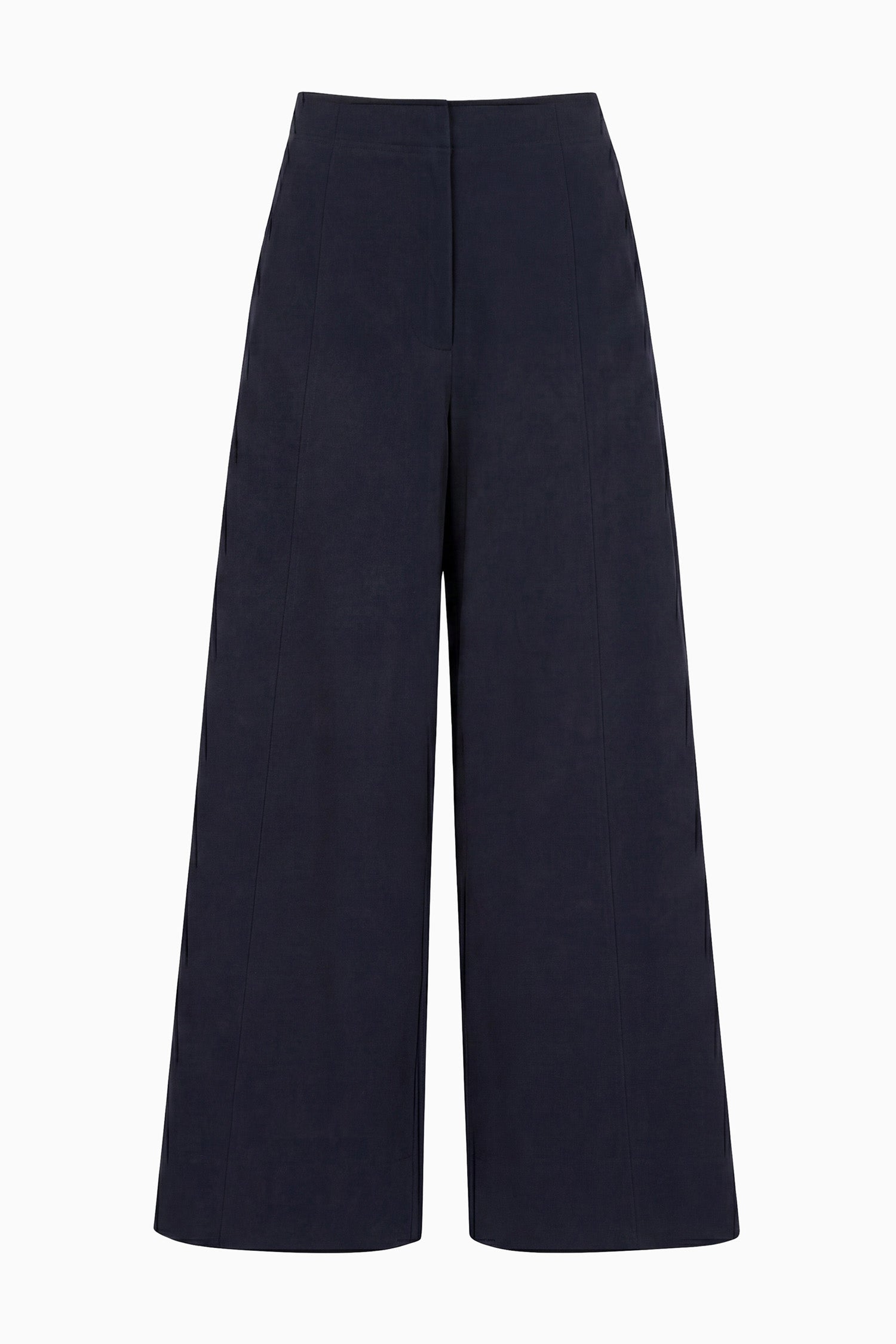 Ulla Johnson Sascha Cropped pantalon Marine coton