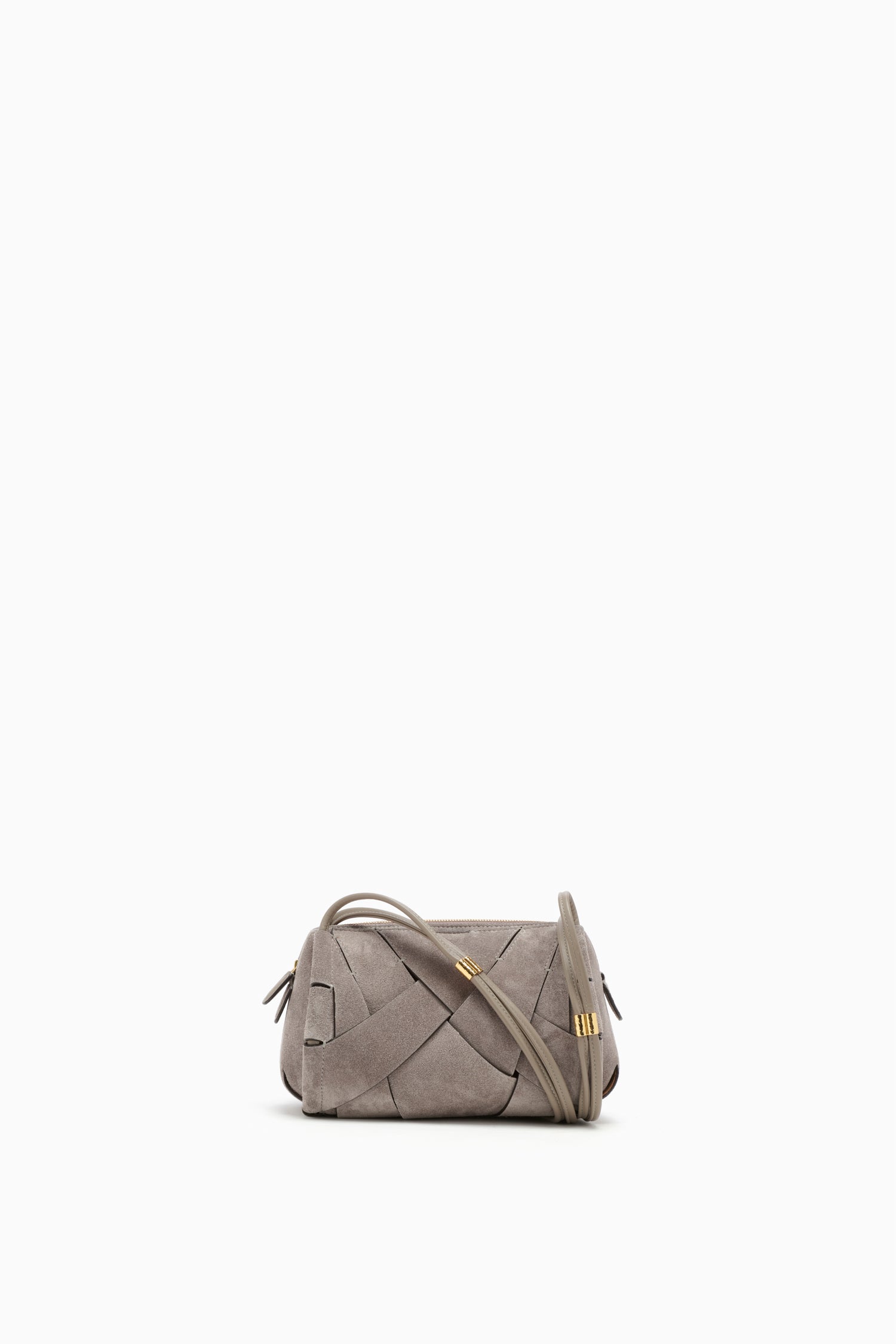 Ulla Johnson Charlotte Sac Cuir Dove Caméra Tressé