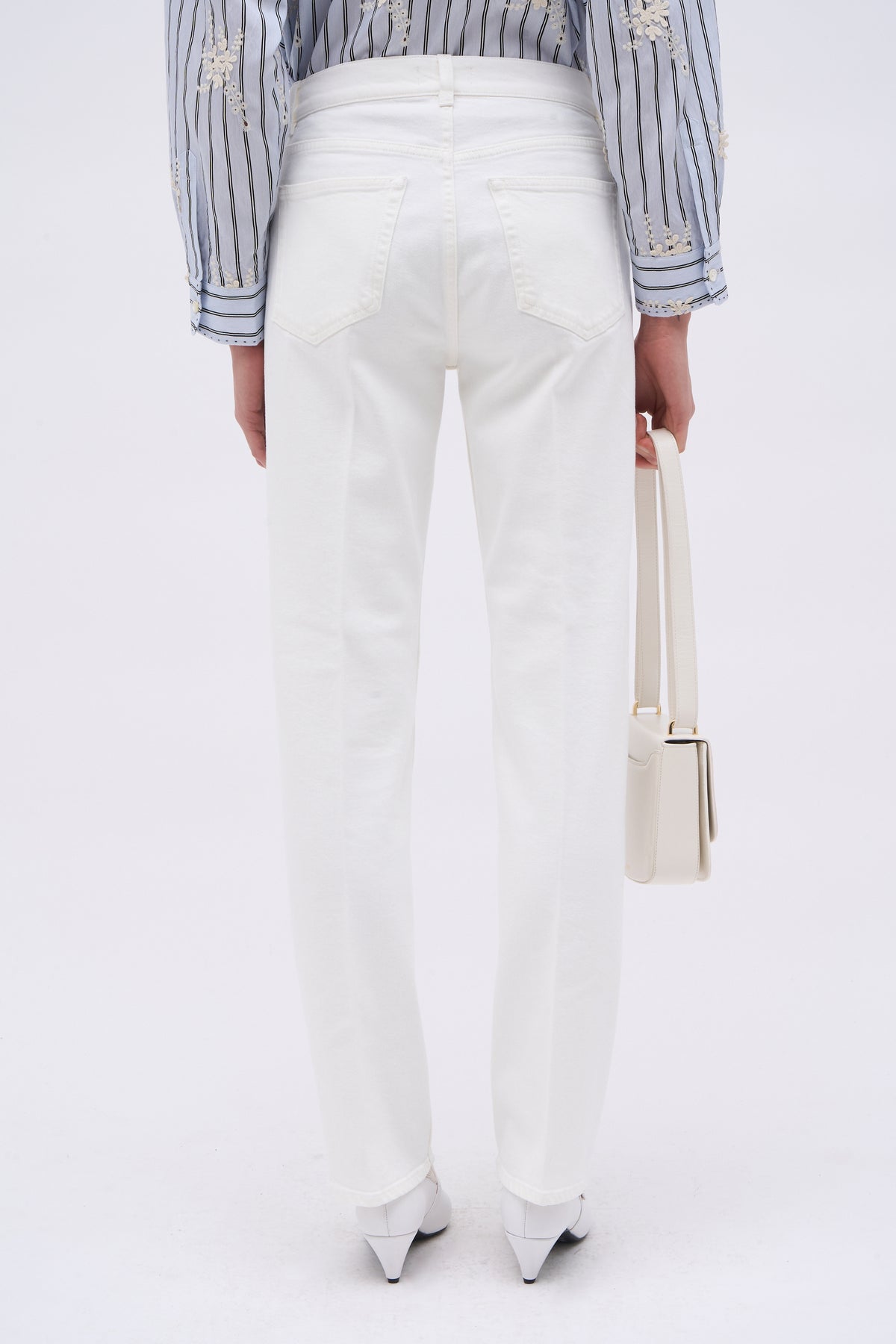 Paul & Joe Bogan jean droit taille haute 100% coton