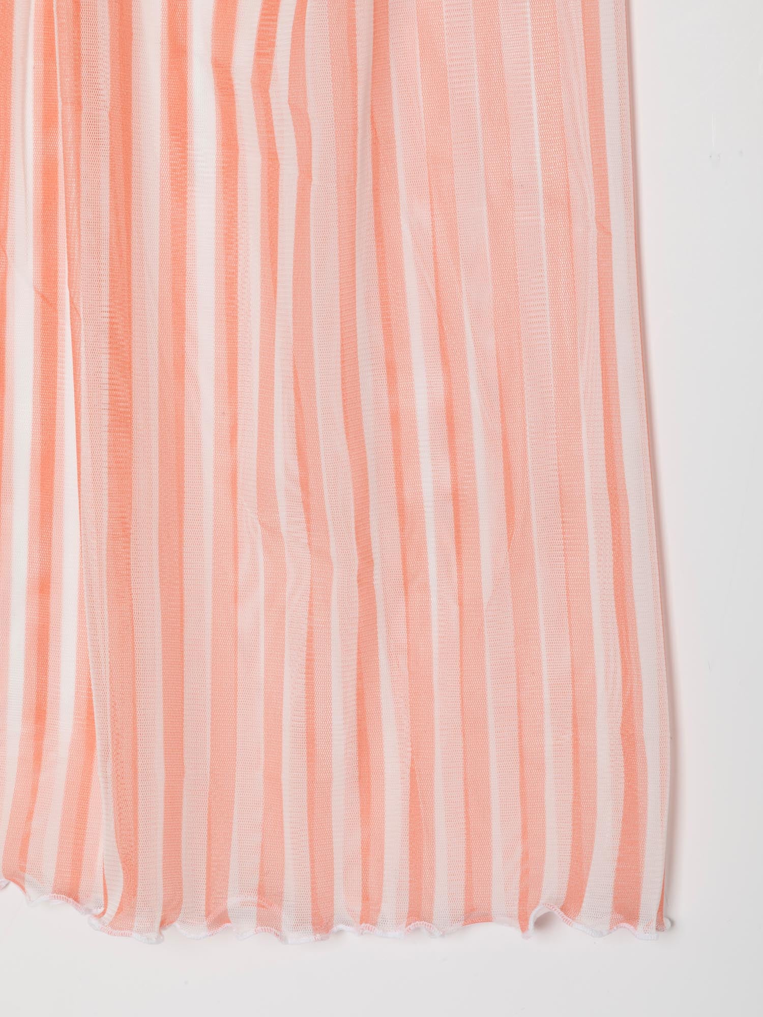 Ester Manas Peach Striped Easy Skirt jupe pêche rayée