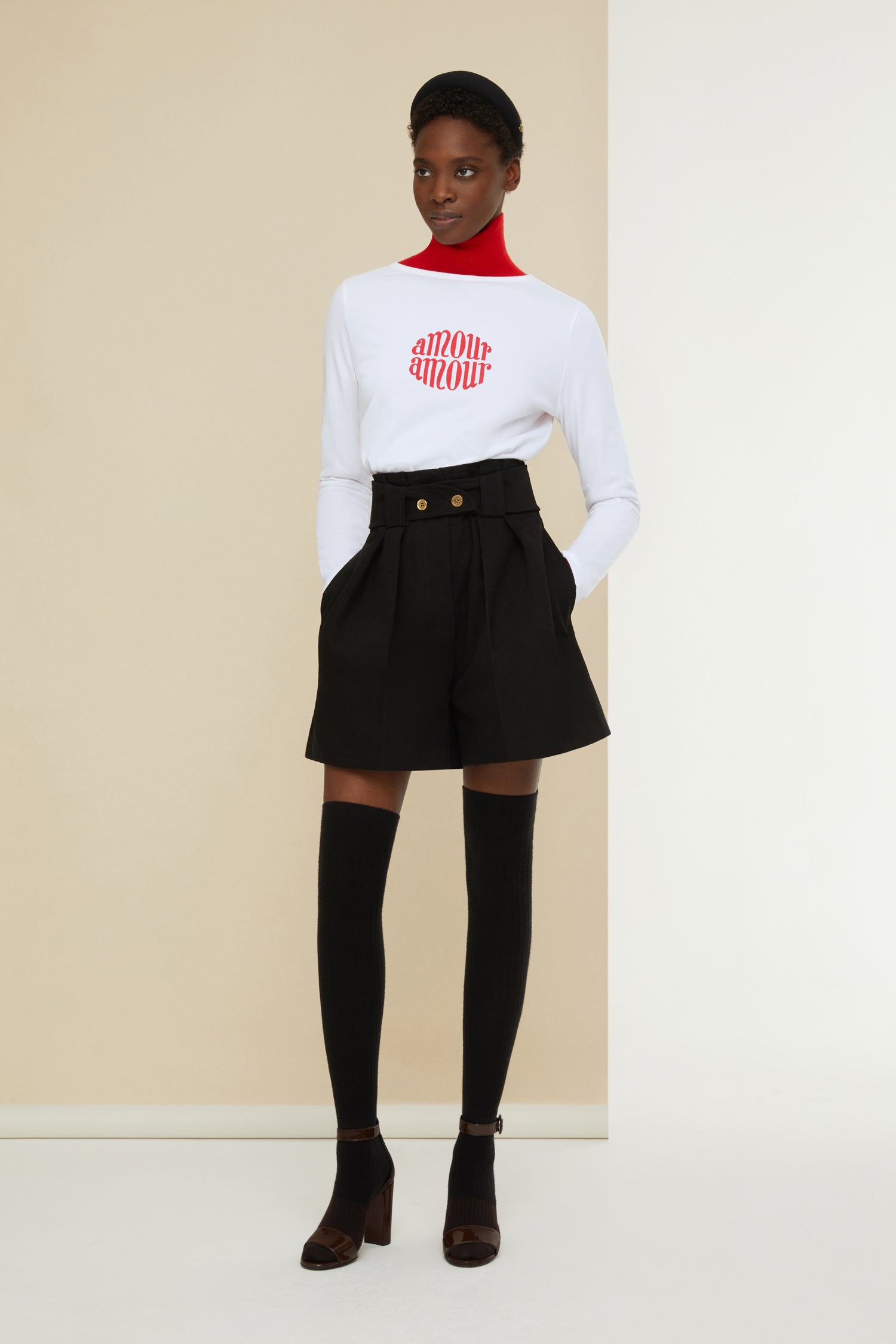 Patou Tops JE031 top coton bio blanc Amour Amour