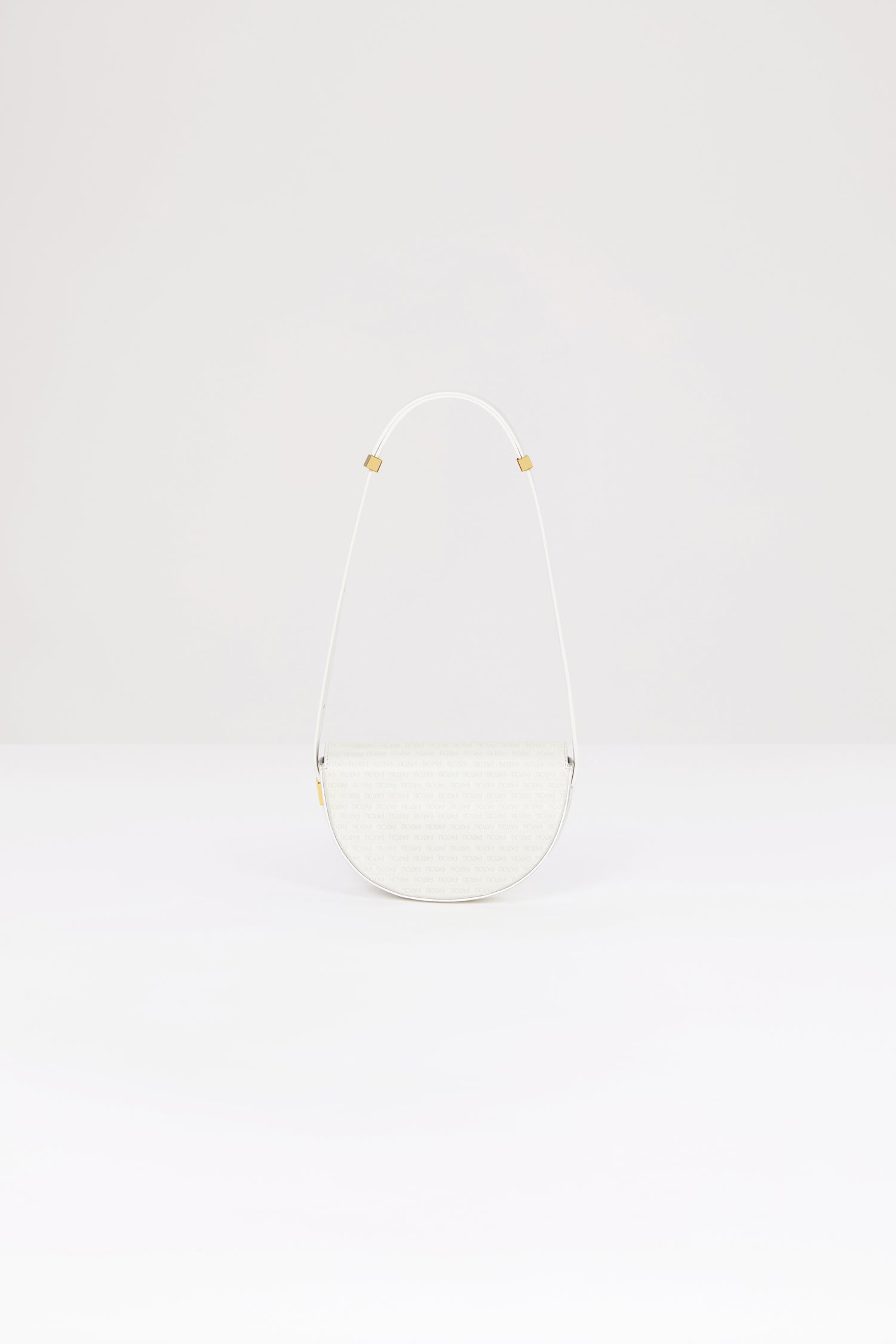 Patou Petit Patou BA003 sac cuir Avalanche Print blanc