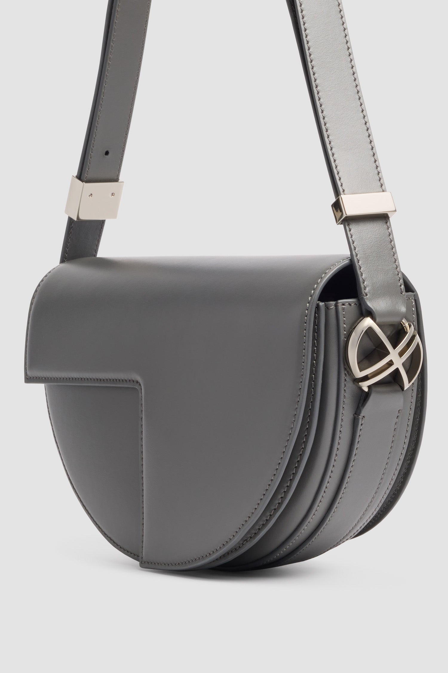 Patou BA0225000966G Le Patou Sac Cuir Gris Stormy Sea