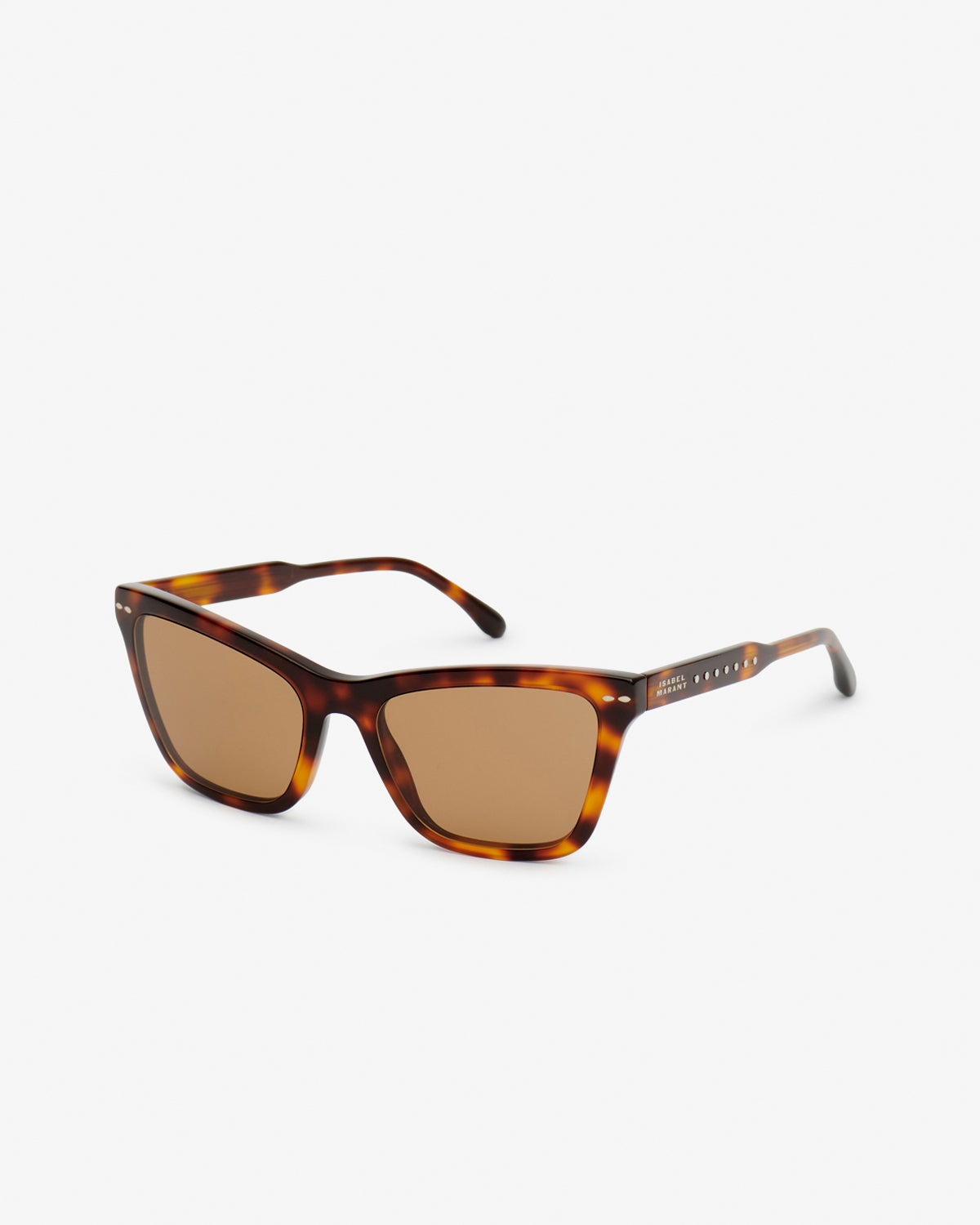 Isabel Marant Leyna lunettes de soleil cat eye havane marron