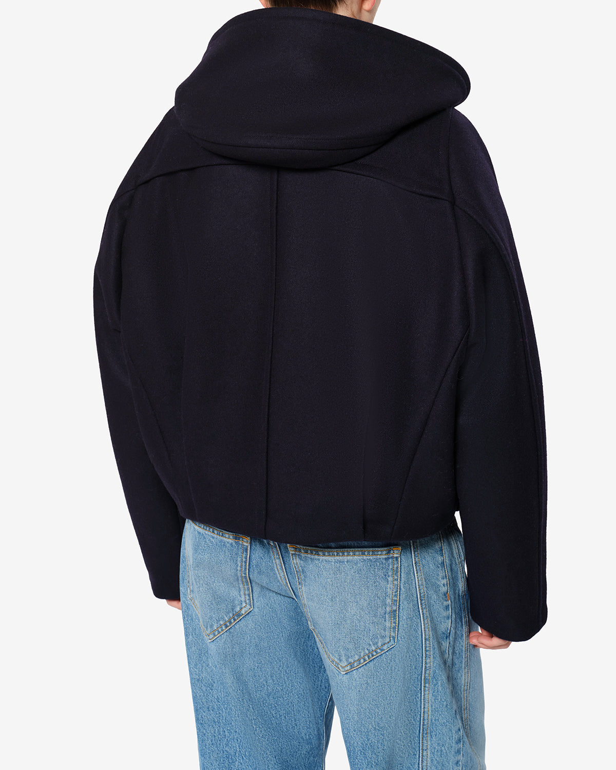 Isabel Marant Trixie MA0561FA manteau bleu marine laine