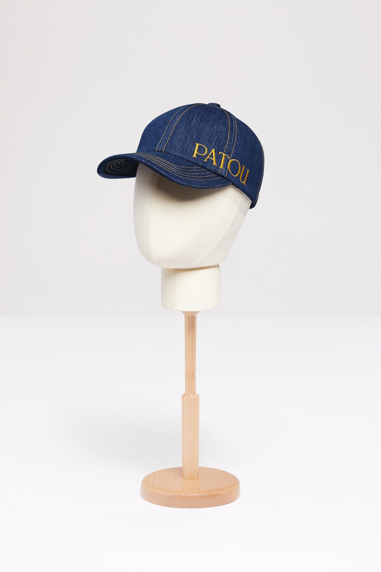 Patou Accessories AC0400008602D casquette denim Rodeo Blue