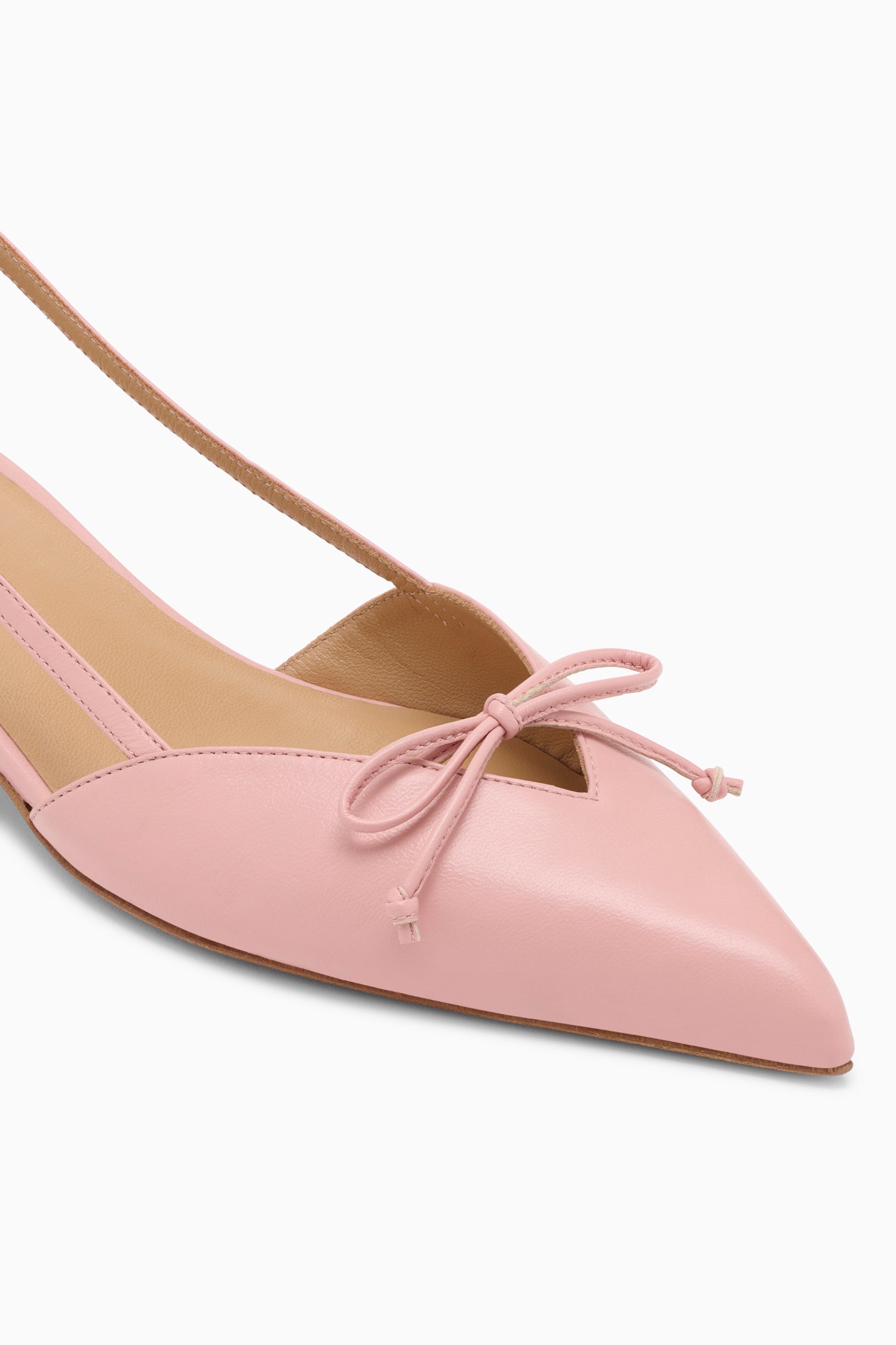 Ulla Johnson Bow Slingback escarpins Seashell talon 25 mm