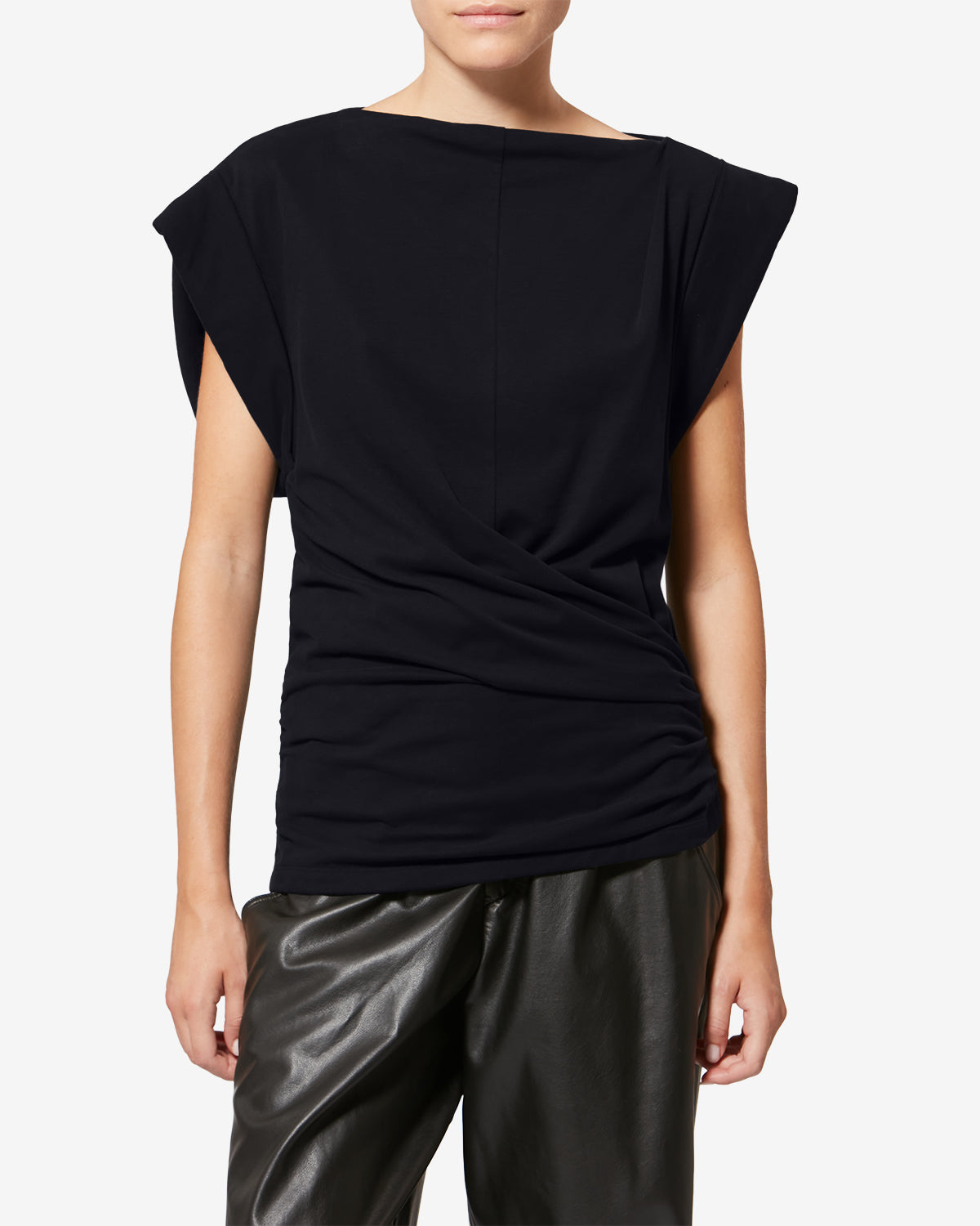 Isabel Marant Maisan TS0207FA t-shirt noir coton