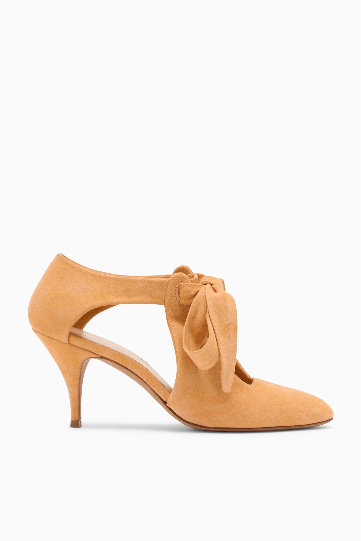 Ulla Johnson Ingrid escarpins daim ginger 75mm