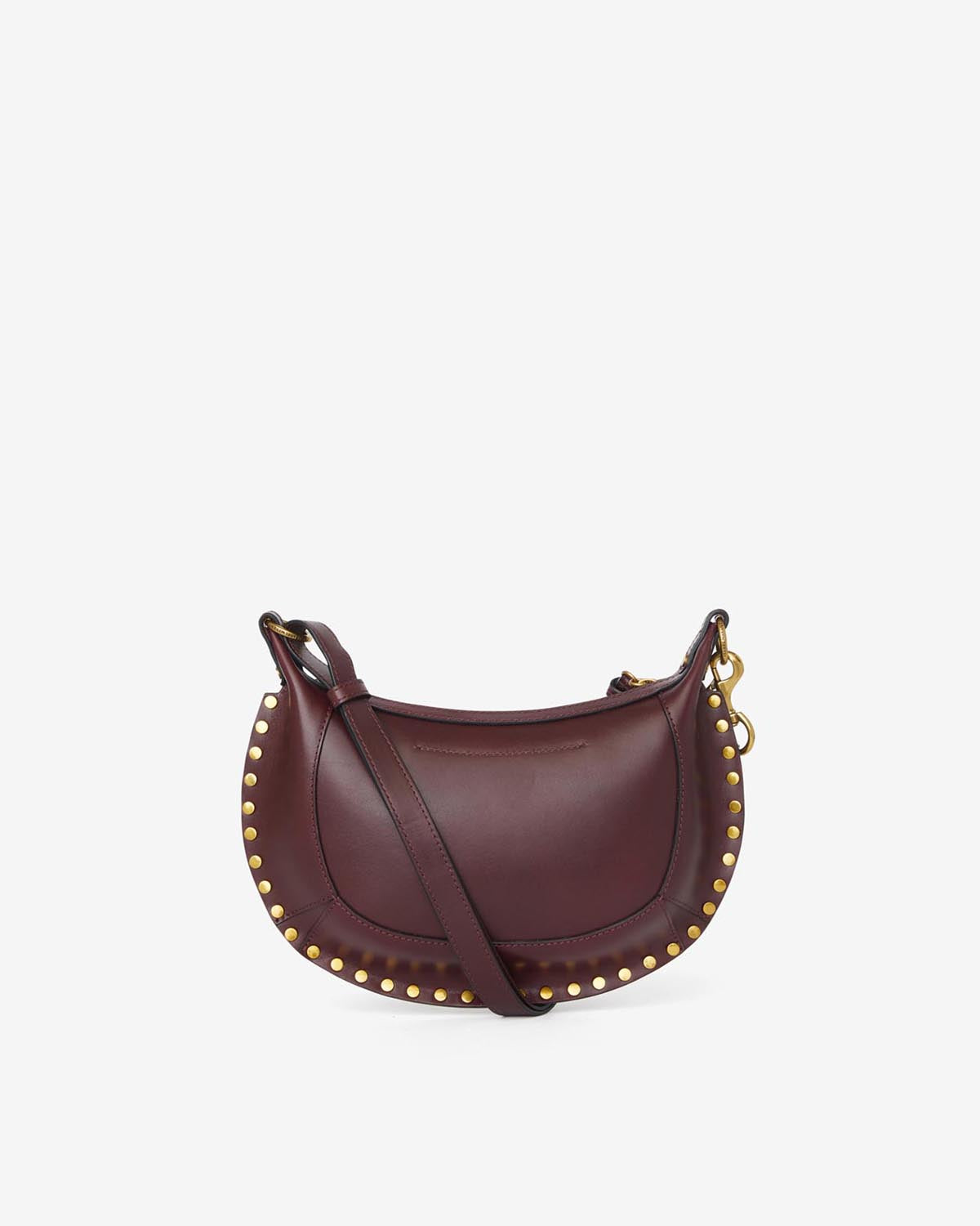 Isabel Marant Oskan Moon sac cuir bordeaux bandoulière