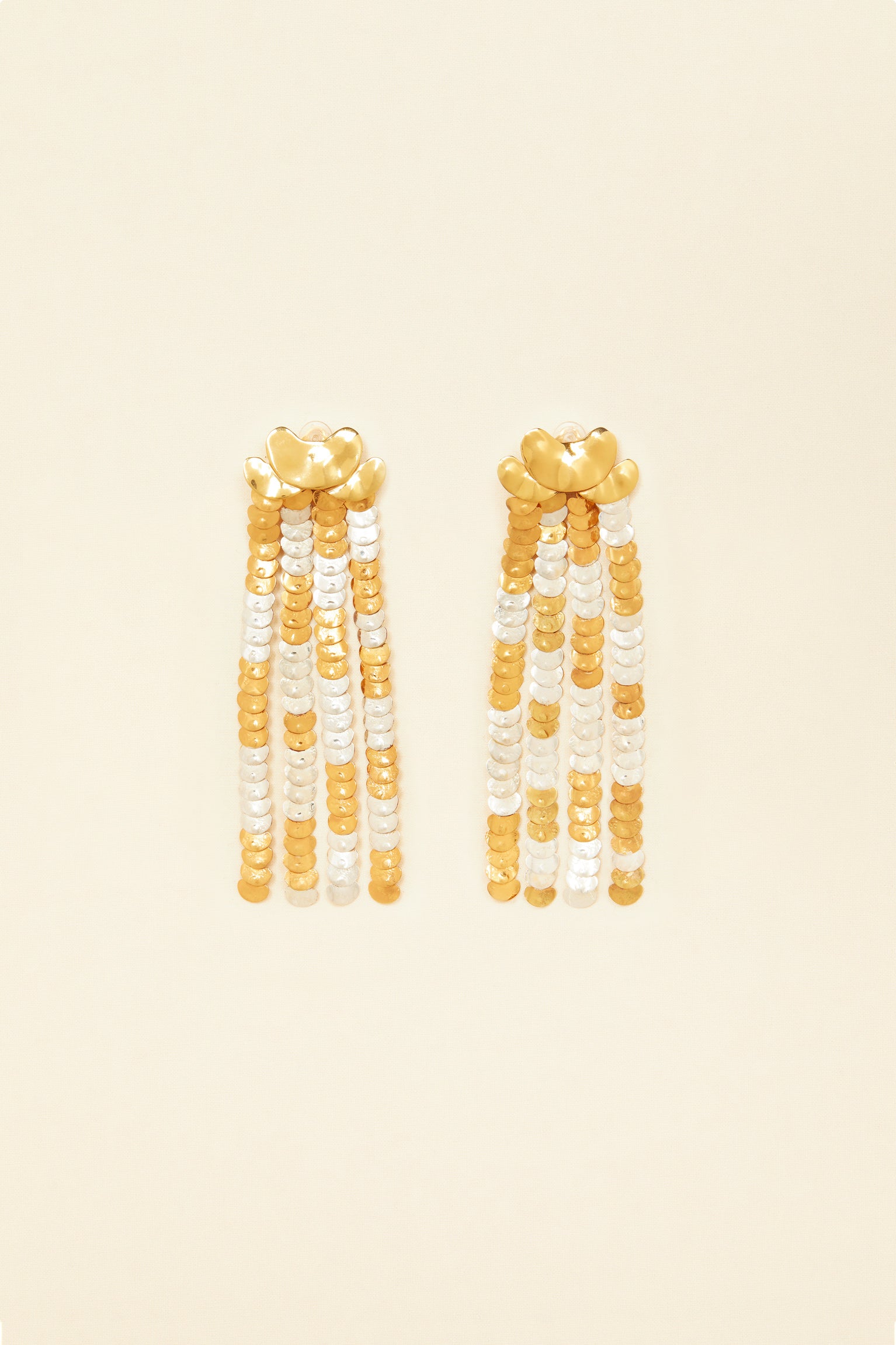 Patou JW002 boucles d'oreilles laiton or argent
