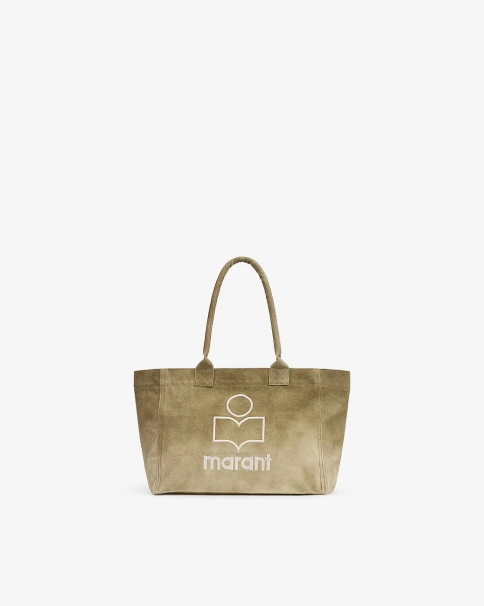 Isabel Marant Yenky Zipped sac cabas kaki 34x27 cm