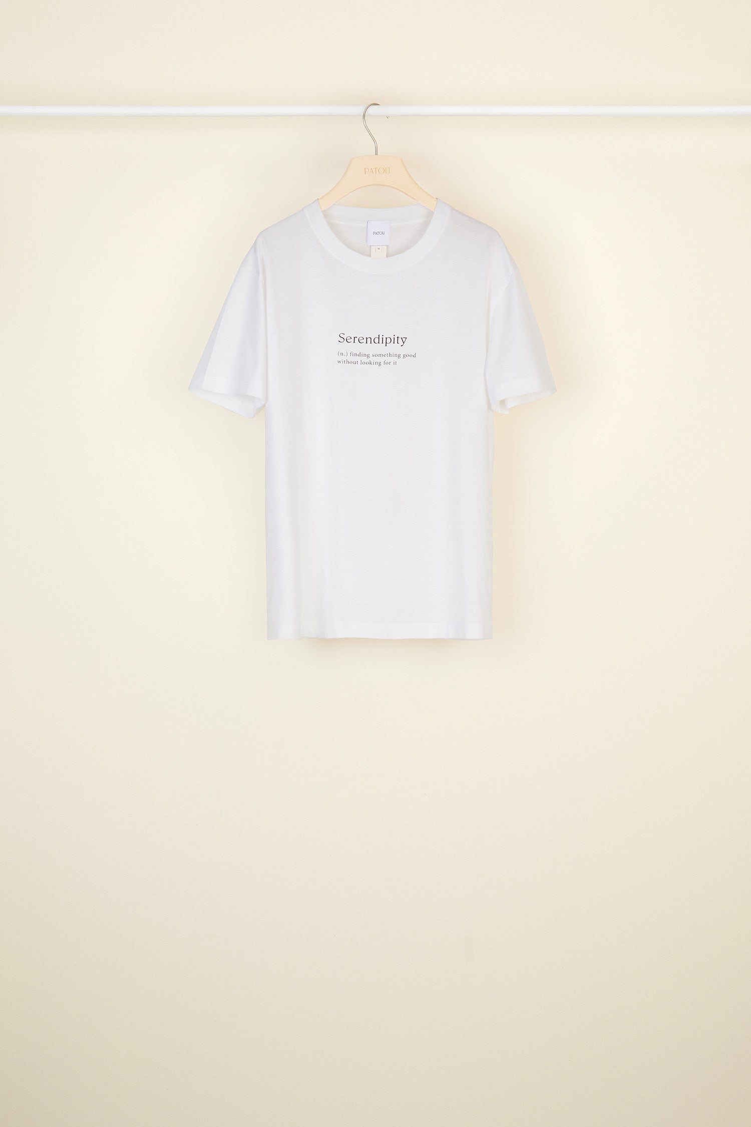 Patou H20JE0029999002W tee coton bio blanc Serendipity