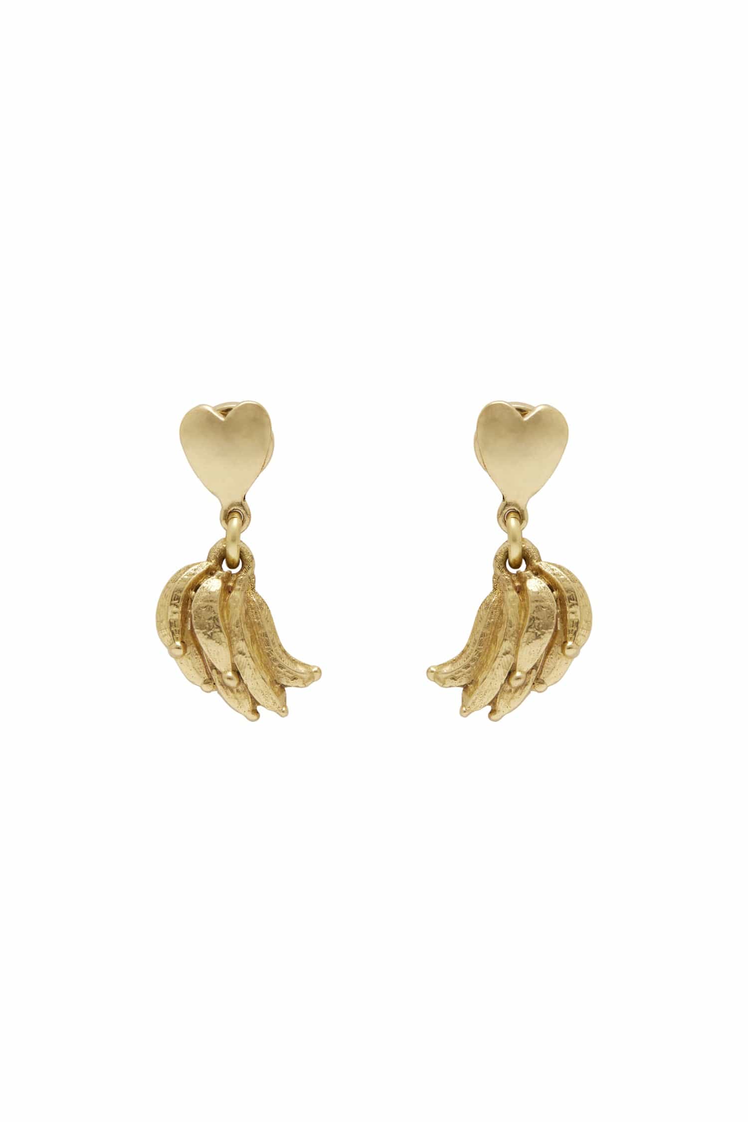 Alemaïs Jem Love Banana boucles d'oreilles laiton