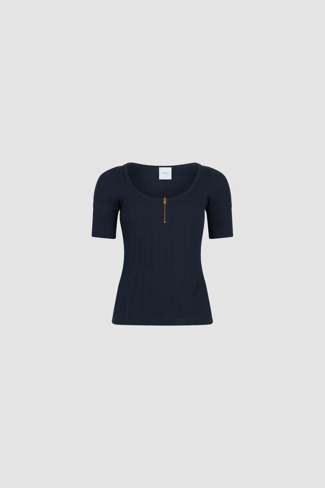 Patou T-Shirts t-shirt JE148 bleu marine coton bio