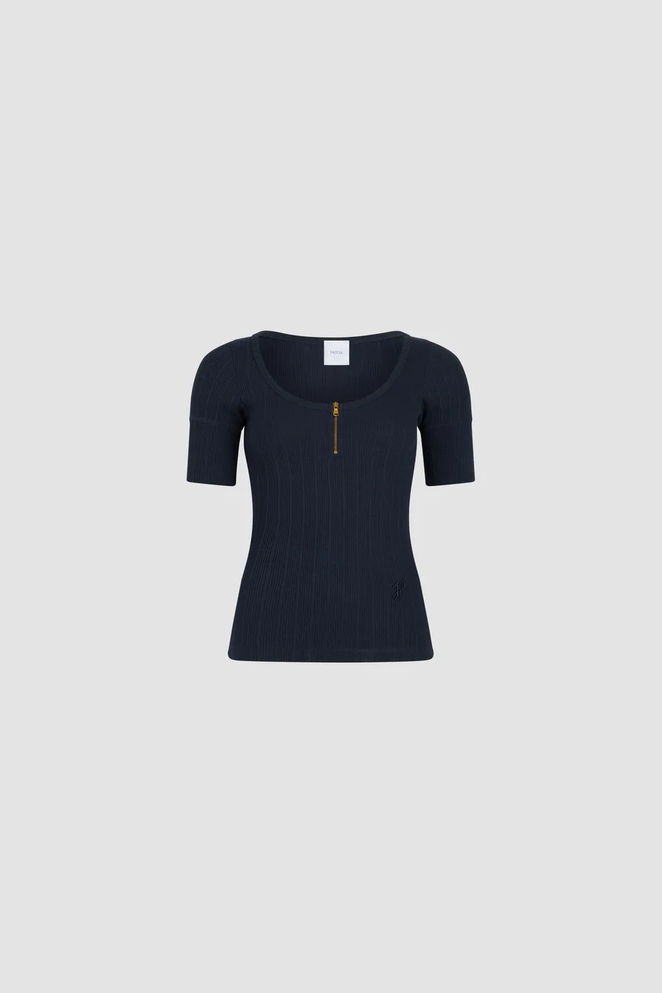 Patou T-Shirts t-shirt JE148 bleu marine coton bio