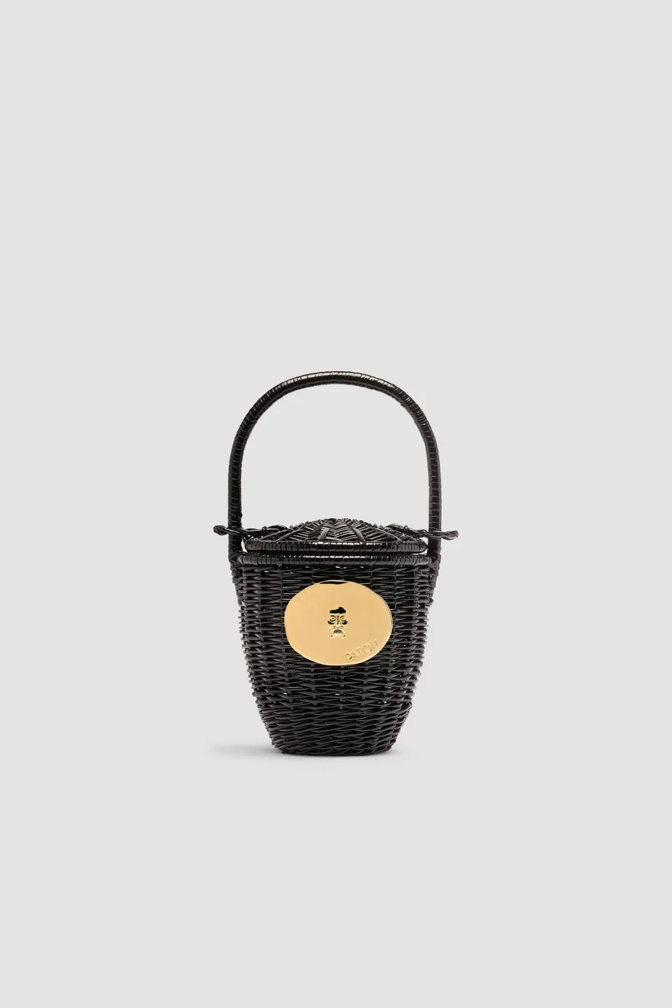Patou AC0030043999B sac seau osier noir taille unique
