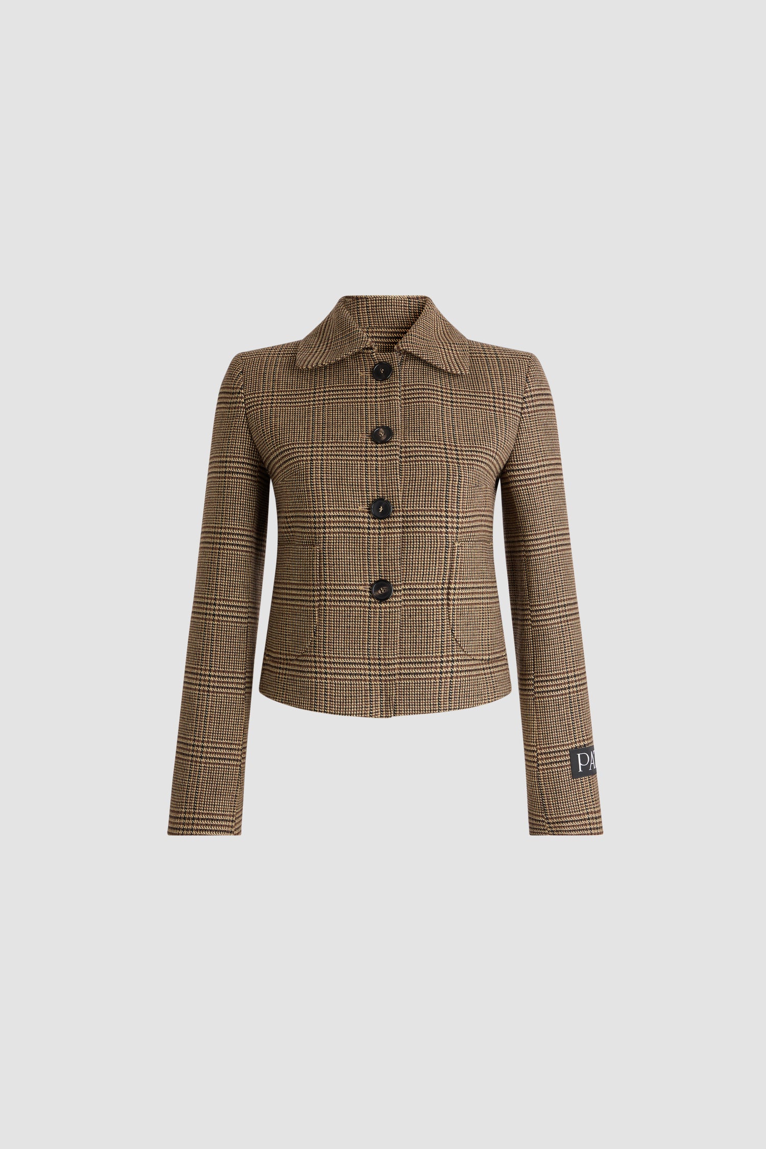 Patou H26JA03402625094 veste carreaux prince-de-galles