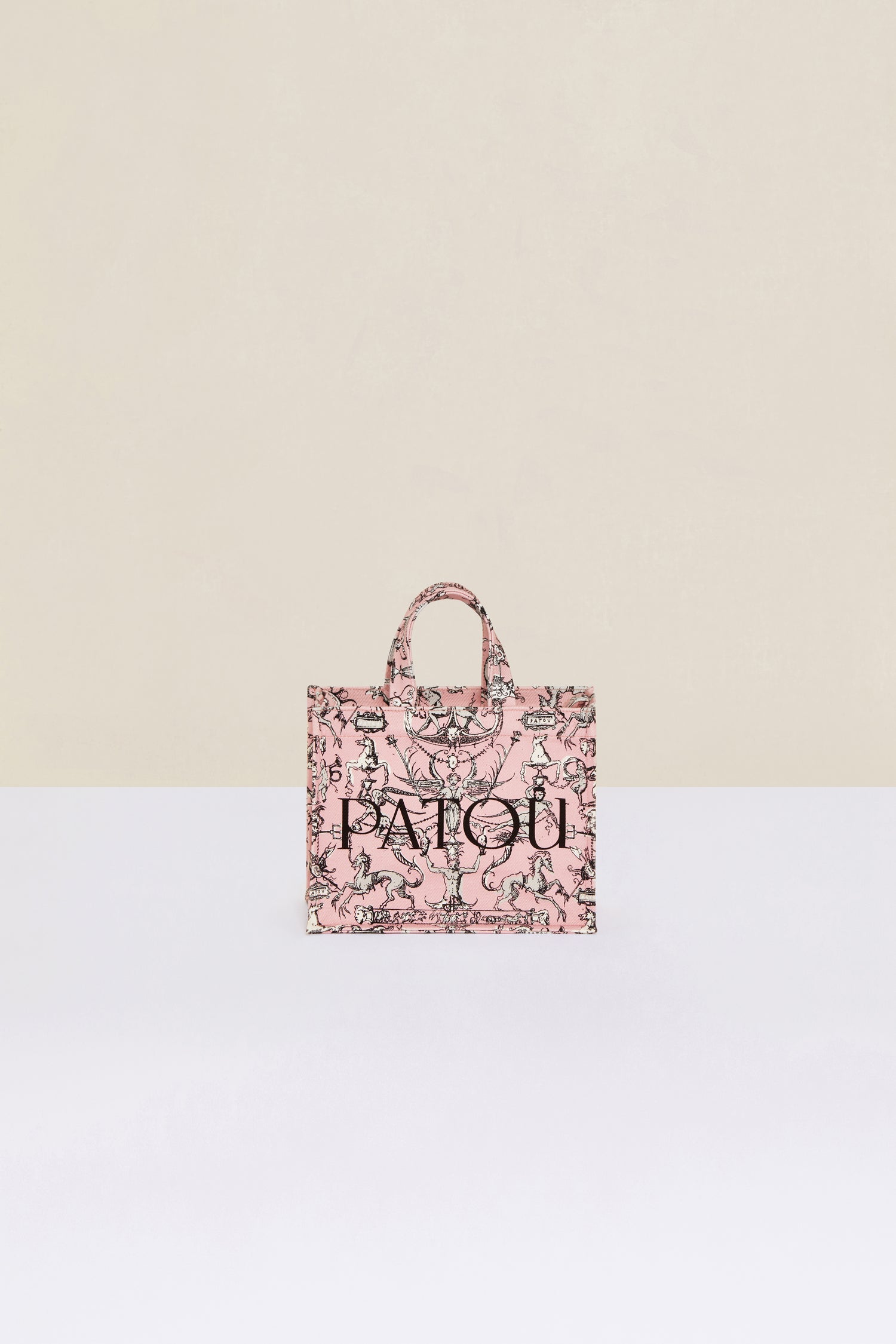 Patou AC025 P22AC02500765043 tote coton rose imprimé