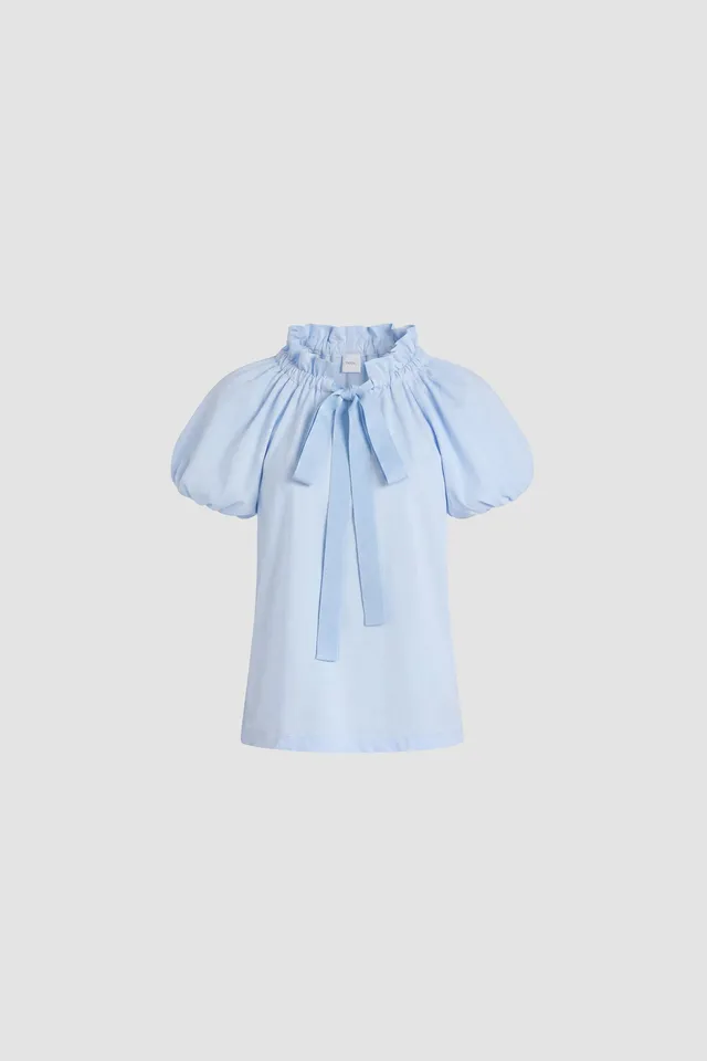 Patou JE139 top bleu alpin coton bio XS-XL