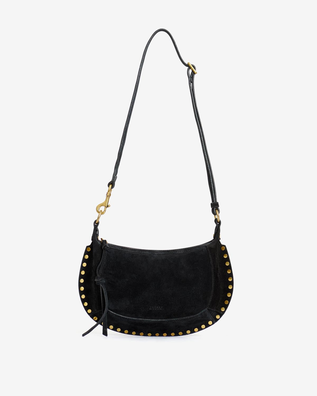 Isabel Marant Oskan Moon sac noir cuir velours