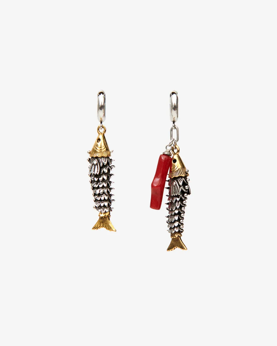 Isabel Marant New River BL0314FA-D3B13B boucles oreilles poisson