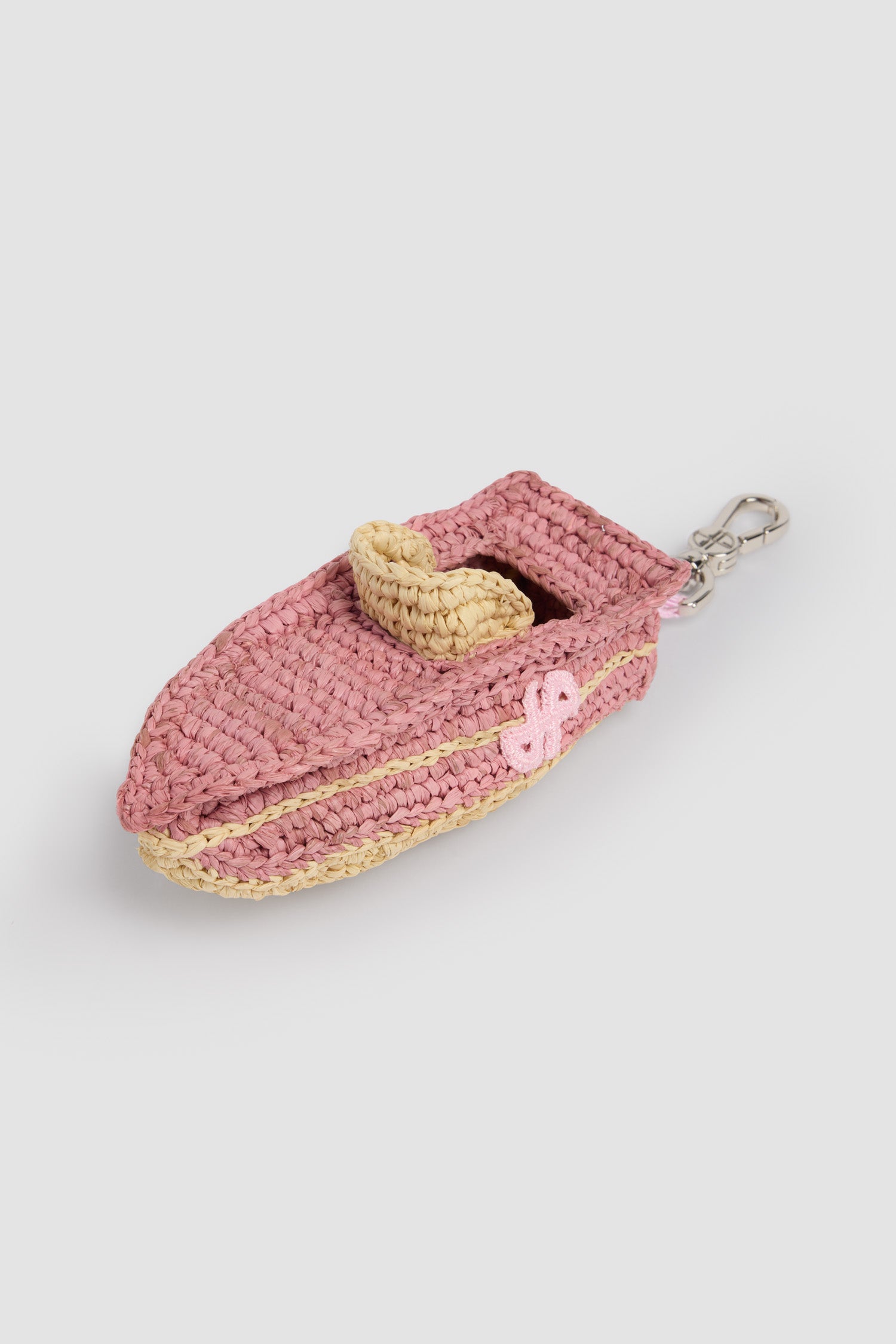 Patou P26AC1360215460P charms bateau raphia Candy Pink