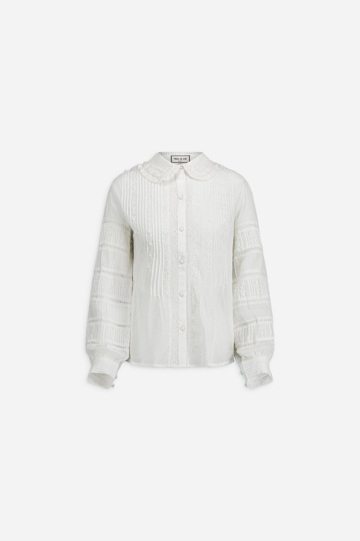 Paul & Joe Royan blouse mousseline coton manches longues