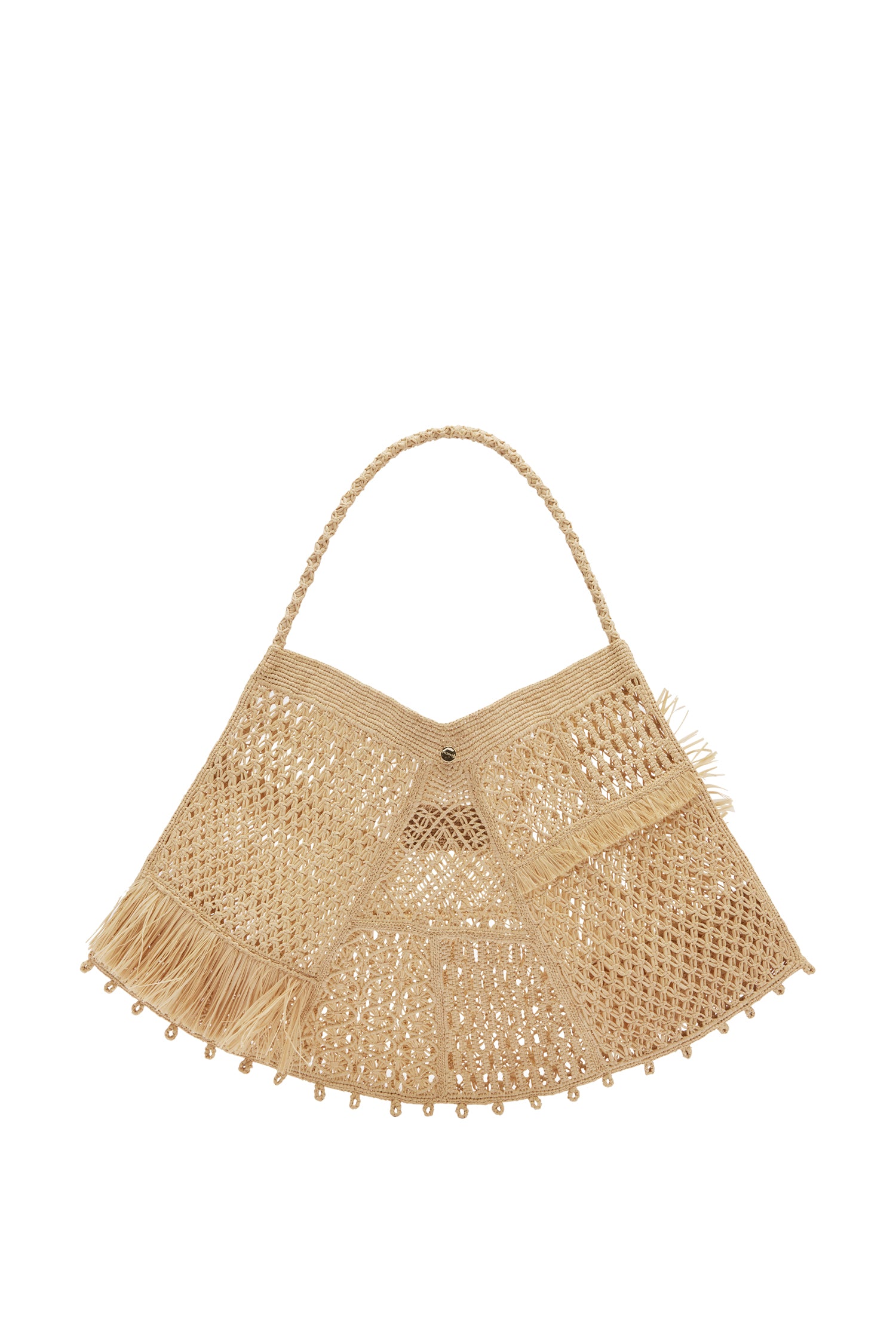 Alemäis Tote sac raphia macramé maxi taille unique