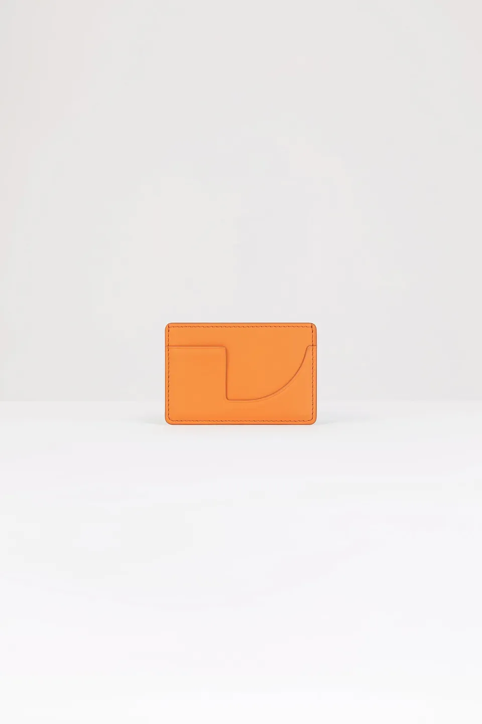 Patou SL001 porte-cartes cuir orange vif