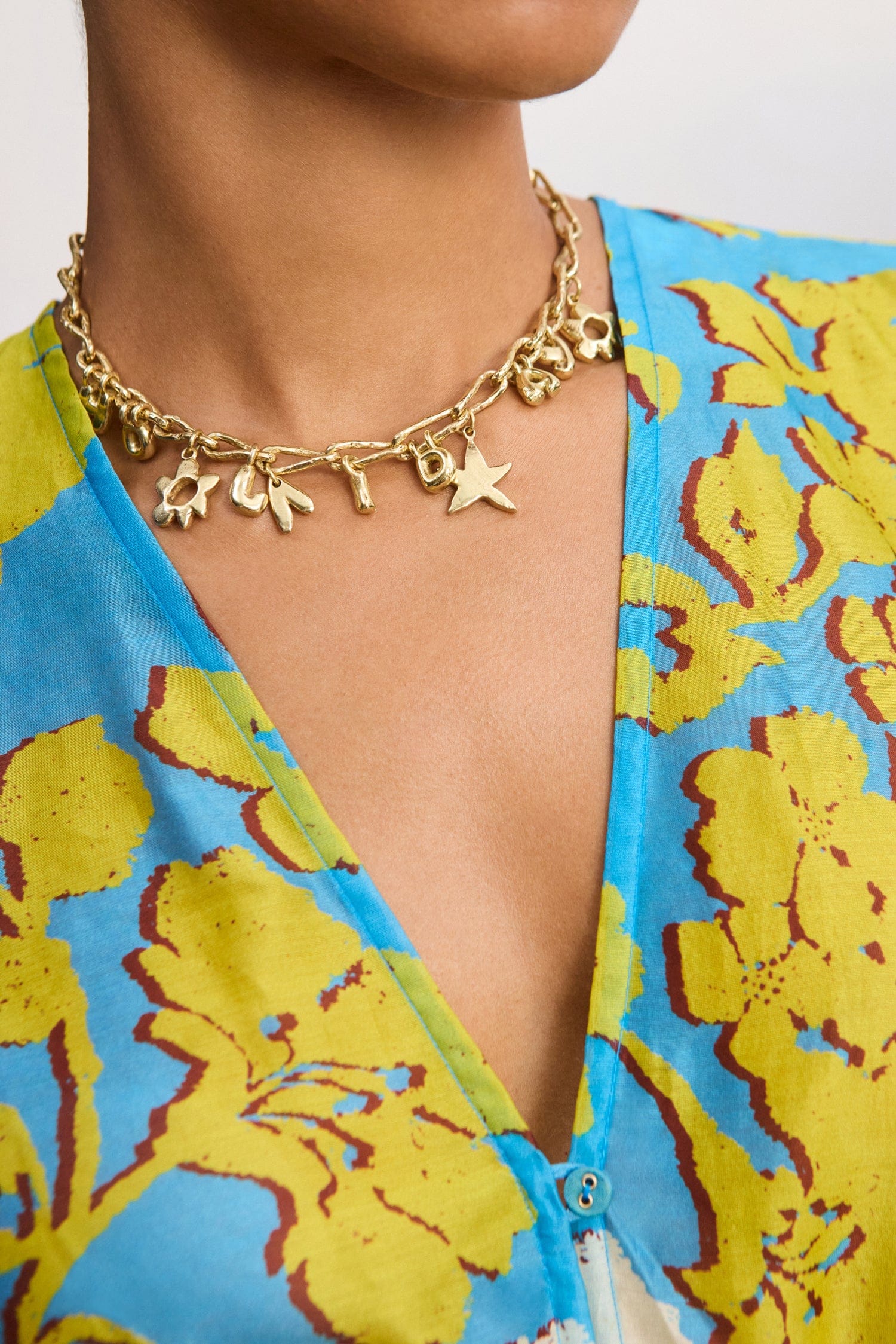 Alemais Calypso Charm Necklace collier breloques
