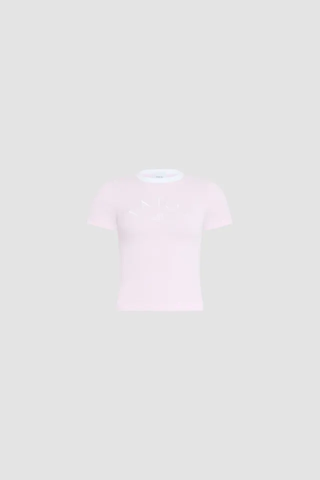 Patou JE249 t-shirt coton bio rose orchid ice