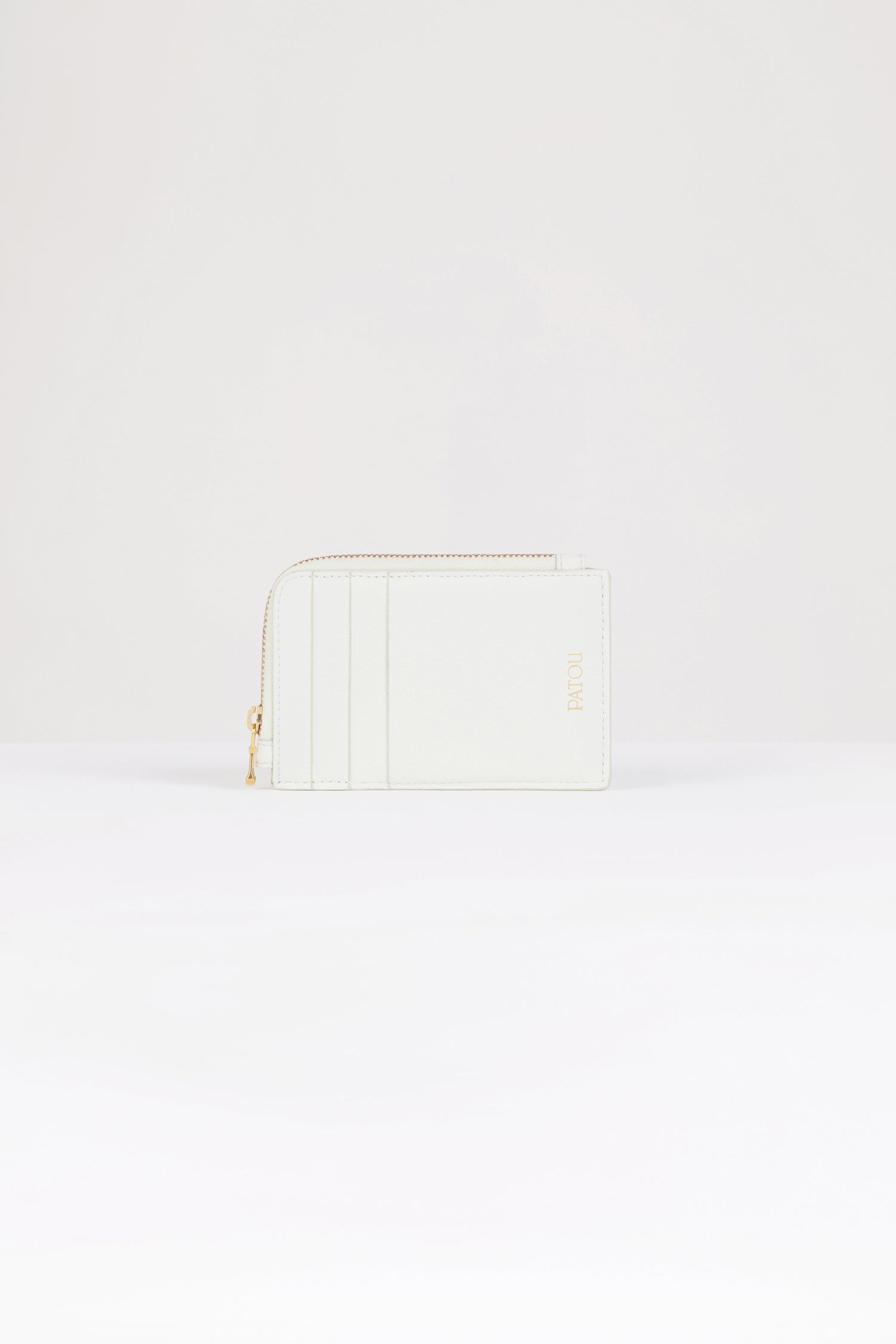 Patou Accessories SL005 porte-cartes cuir blanc TU zippé