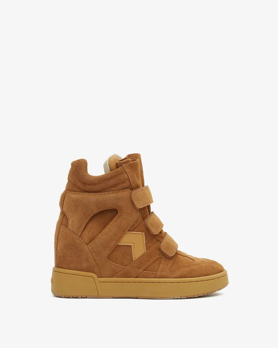Isabel Marant IM3 baskets cognac cuir 5cm