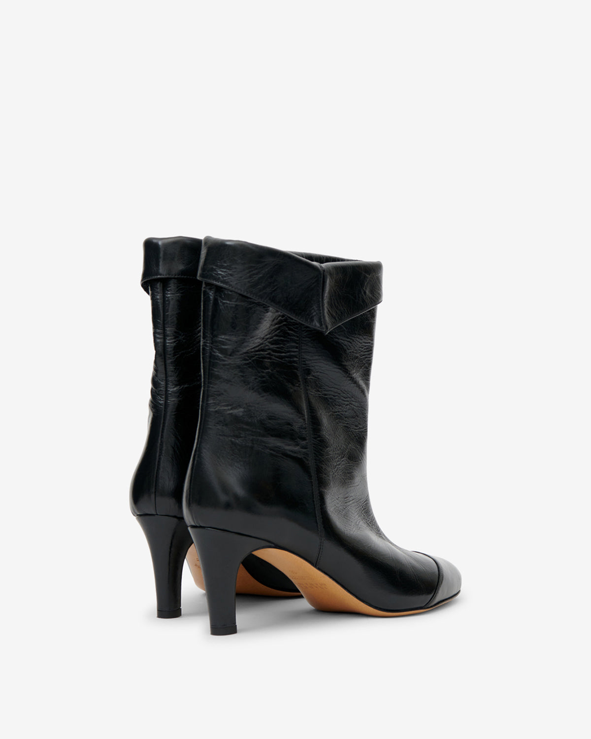 Isabel Marant Eldra BO0280FA bottines cuir noir 6,5 cm